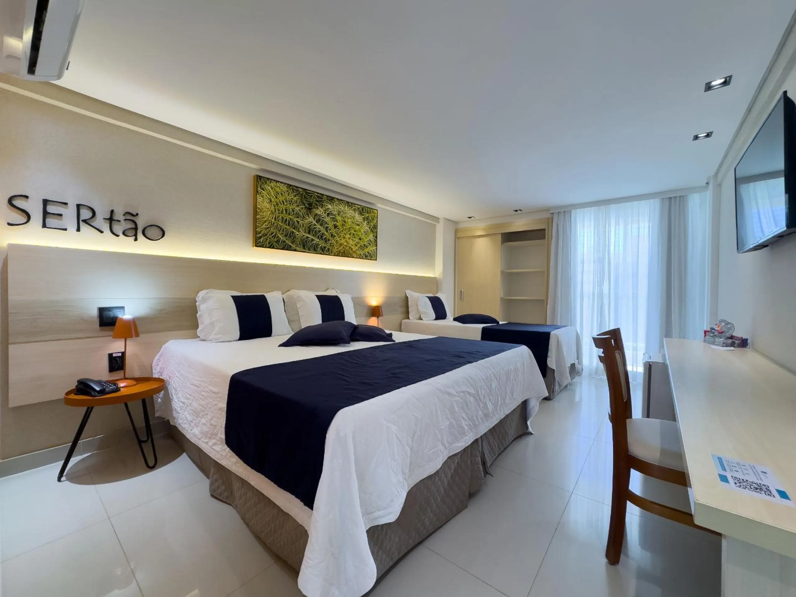 Bed in Laguna Praia Hotel