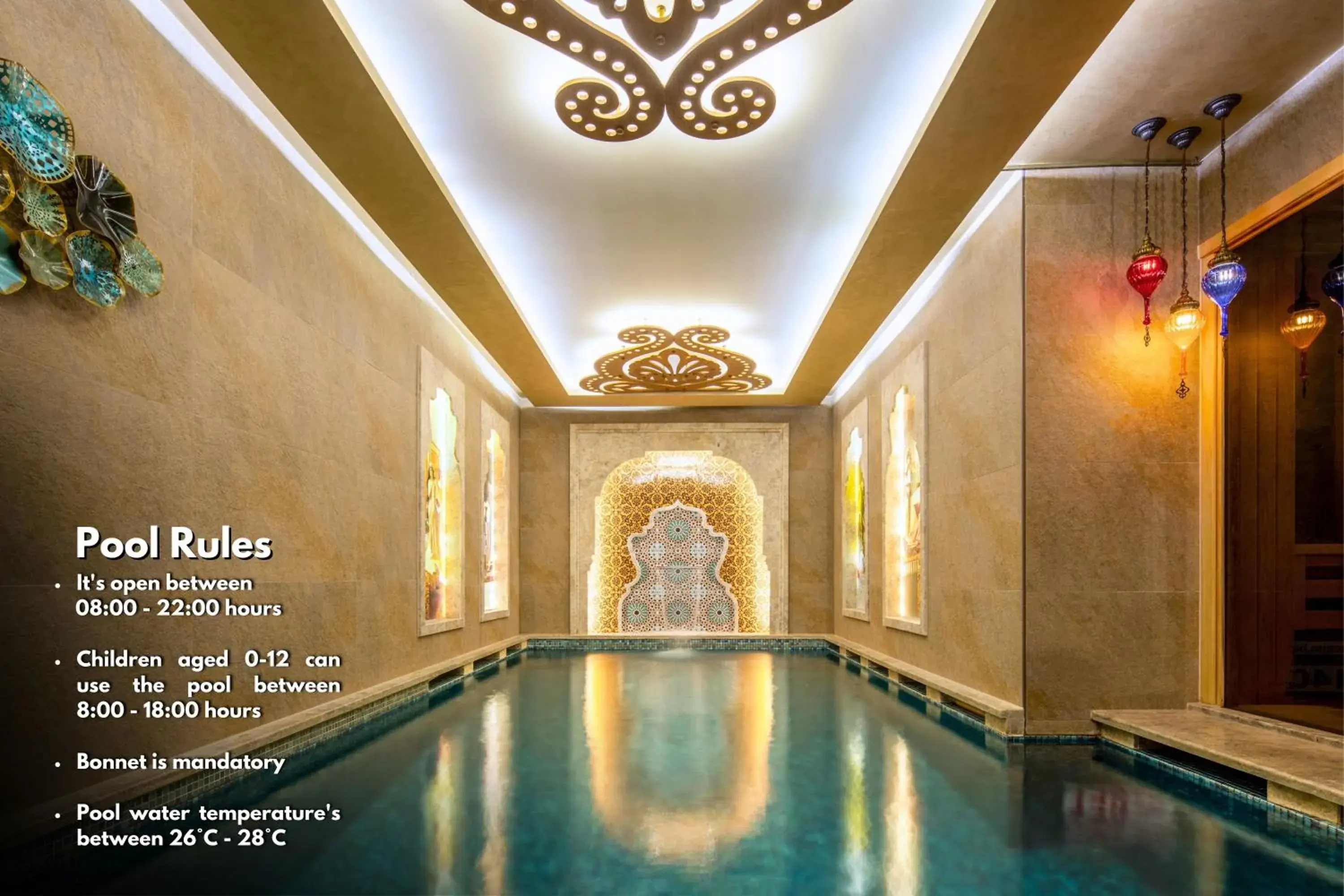 Swimming pool in Romance Istanbul Hotel Boutique Class Swimming pool in Romance Istanbul Hotel Boutique Class