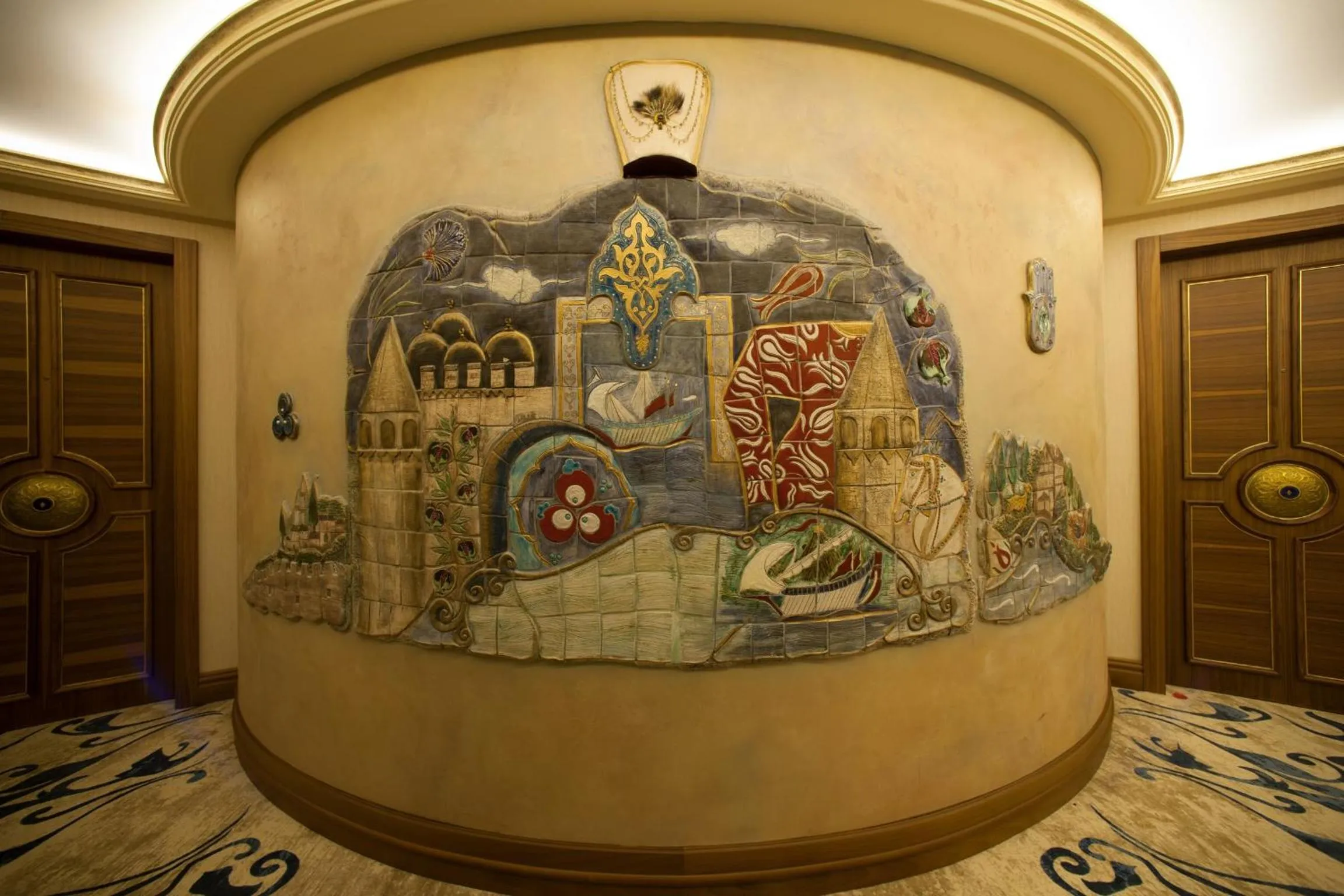 Decorative detail in Romance Istanbul Hotel Boutique Class