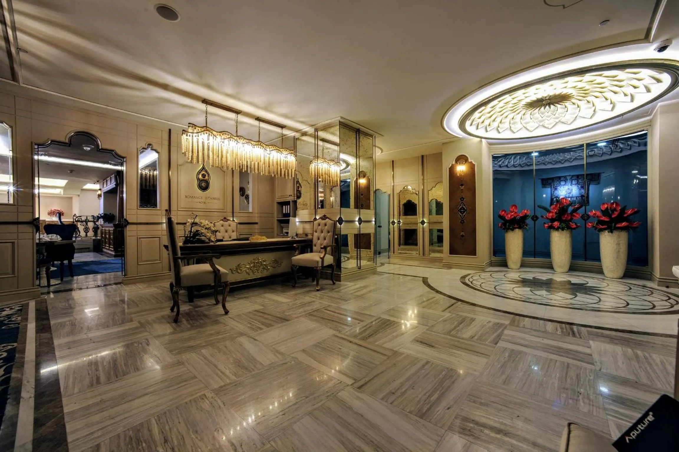Lobby or reception in Romance Istanbul Hotel Boutique Class