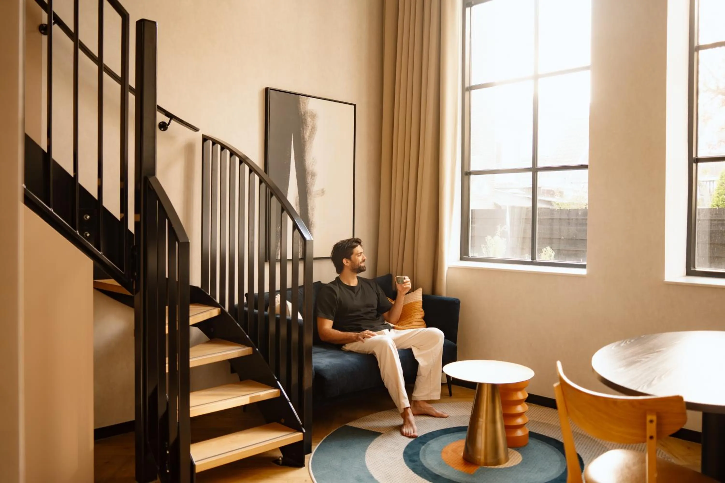 Living room in Ocean House Scheveningen