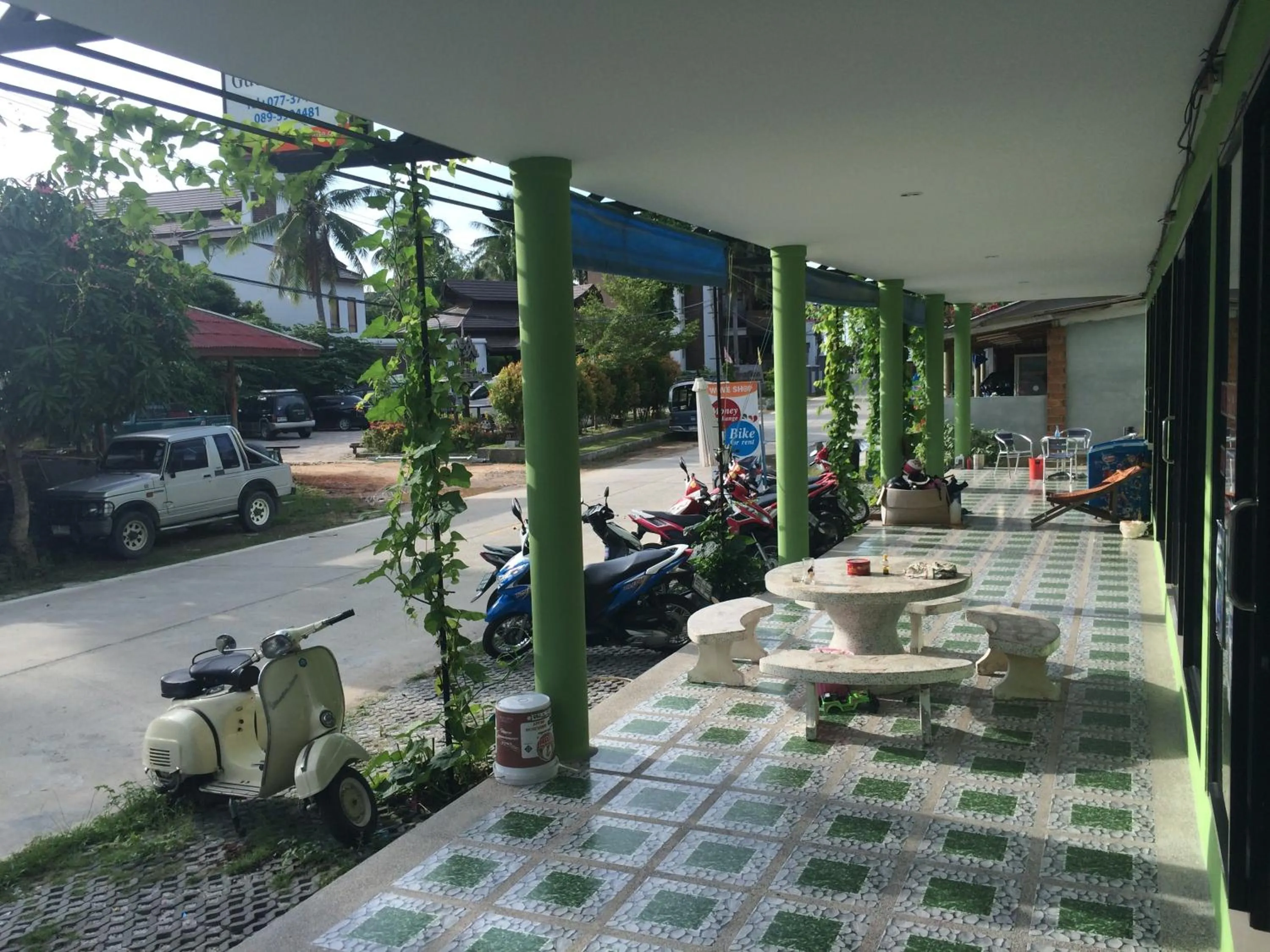 Decorative detail in Maehaad Guesthouse