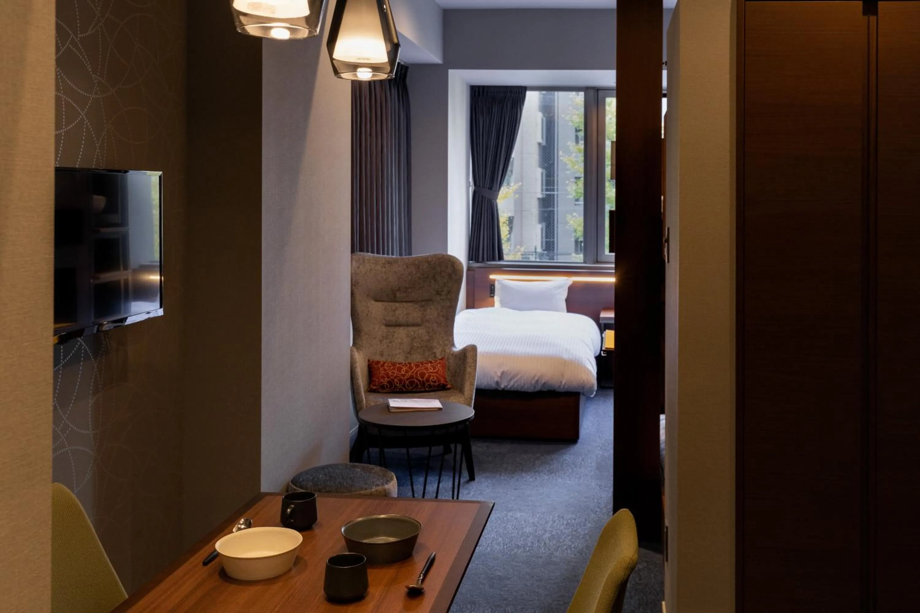 Photo of the whole room, Bed in COCOSHUKU Shinjuku-Hanazono