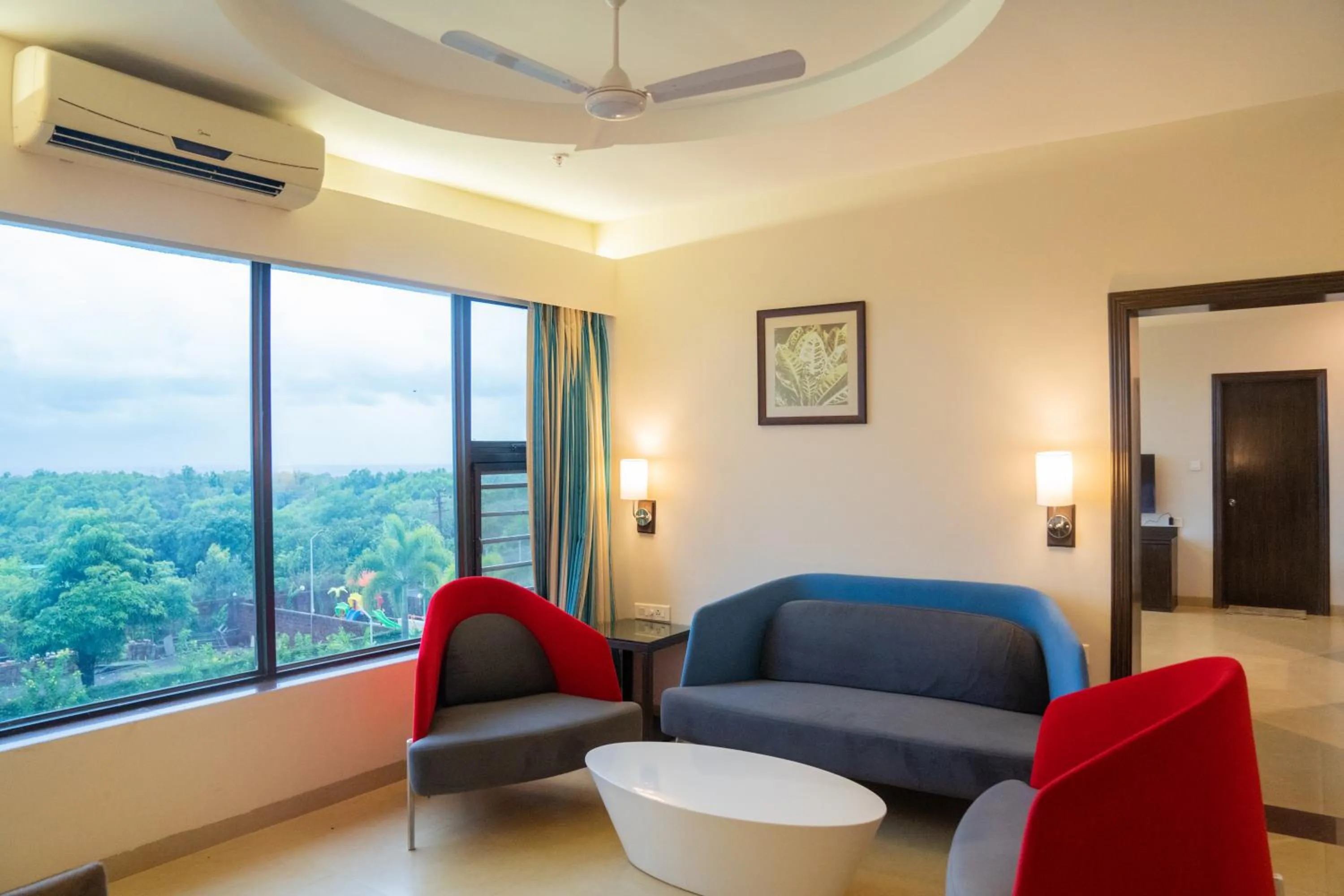 Living room in Greenleaf The Resort & Spa, Ganpatipule