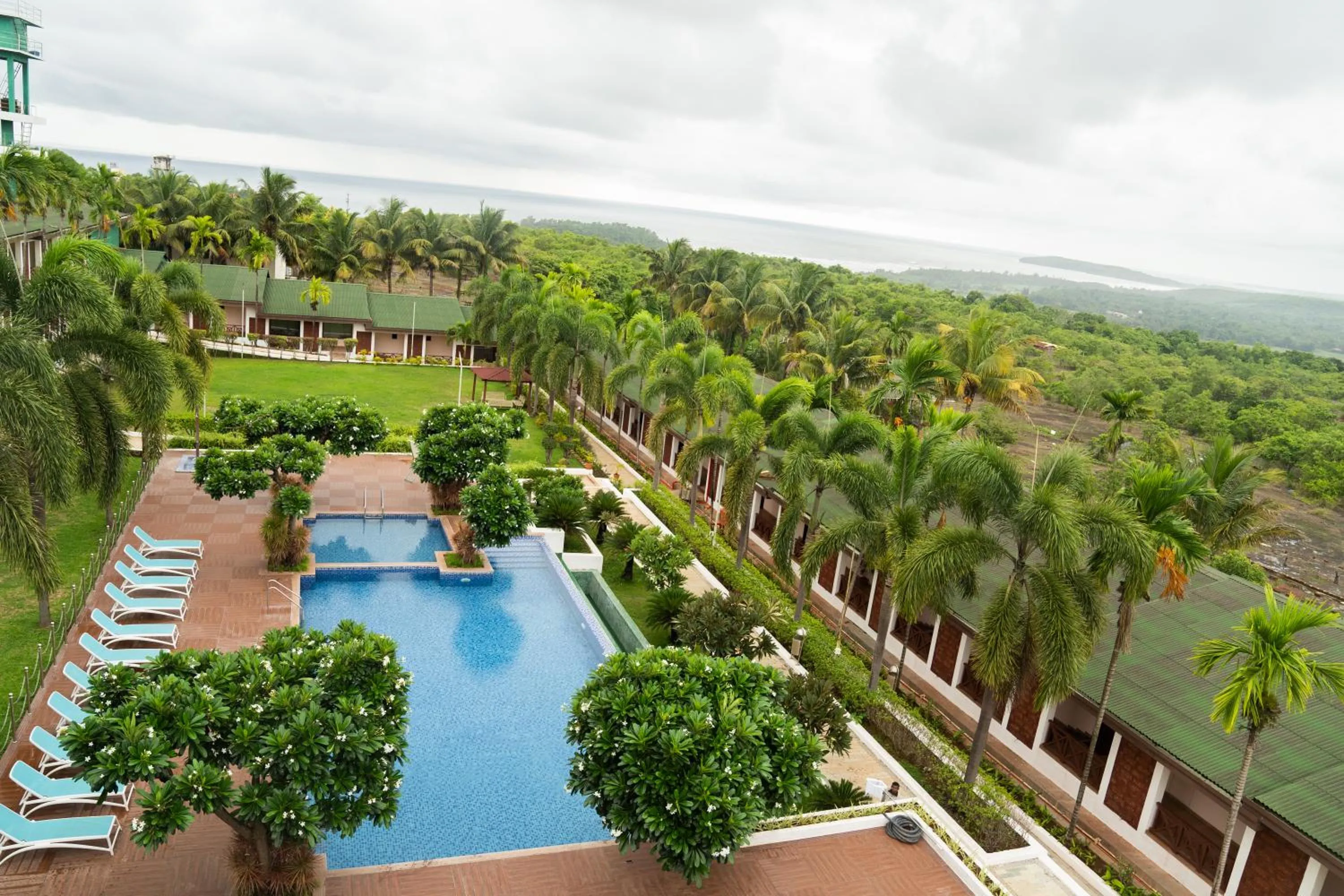 Swimming pool in Greenleaf The Resort & Spa, Ganpatipule