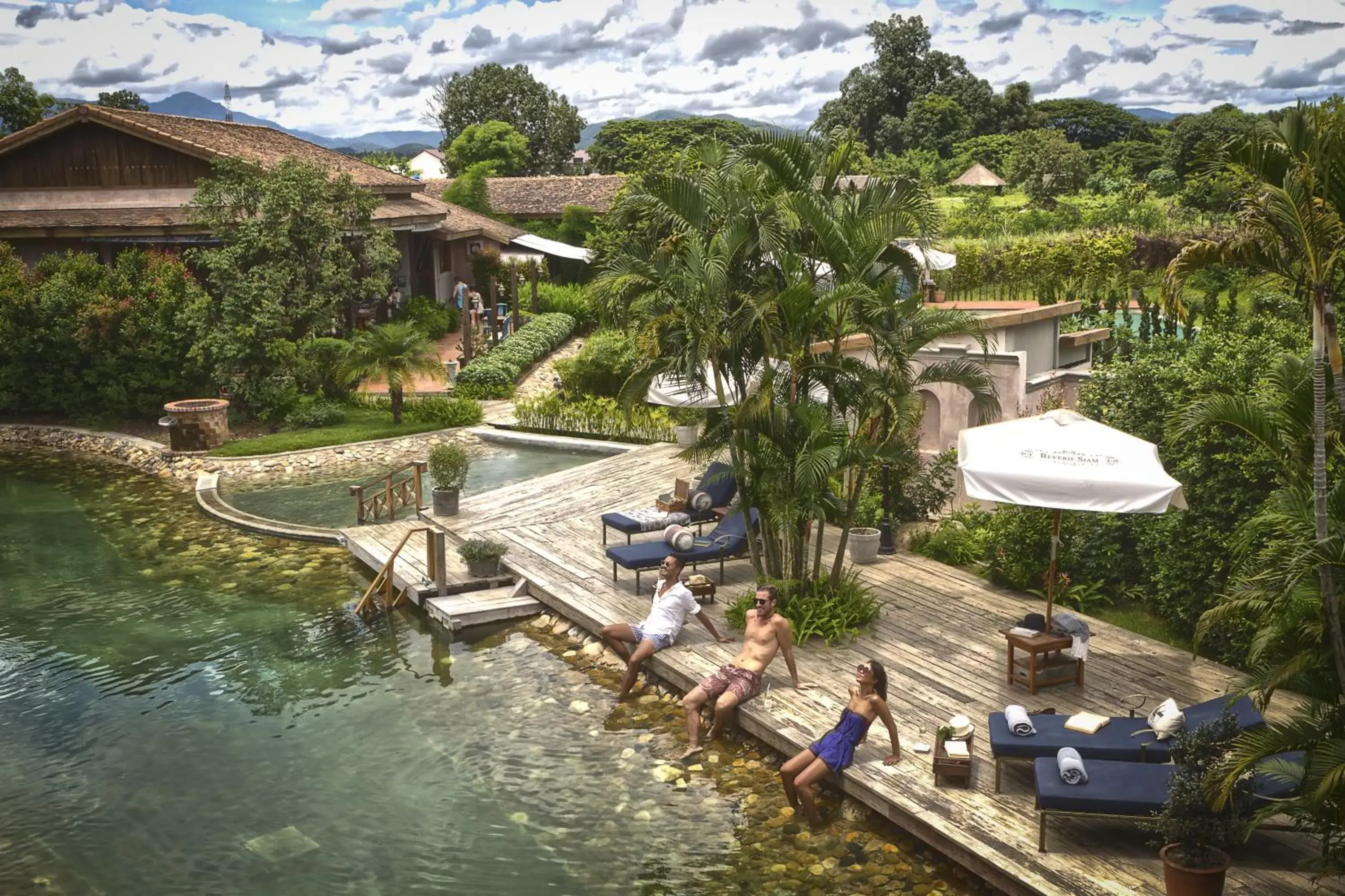 Facade/entrance in Reverie Siam Facade/entrance in Reverie Siam