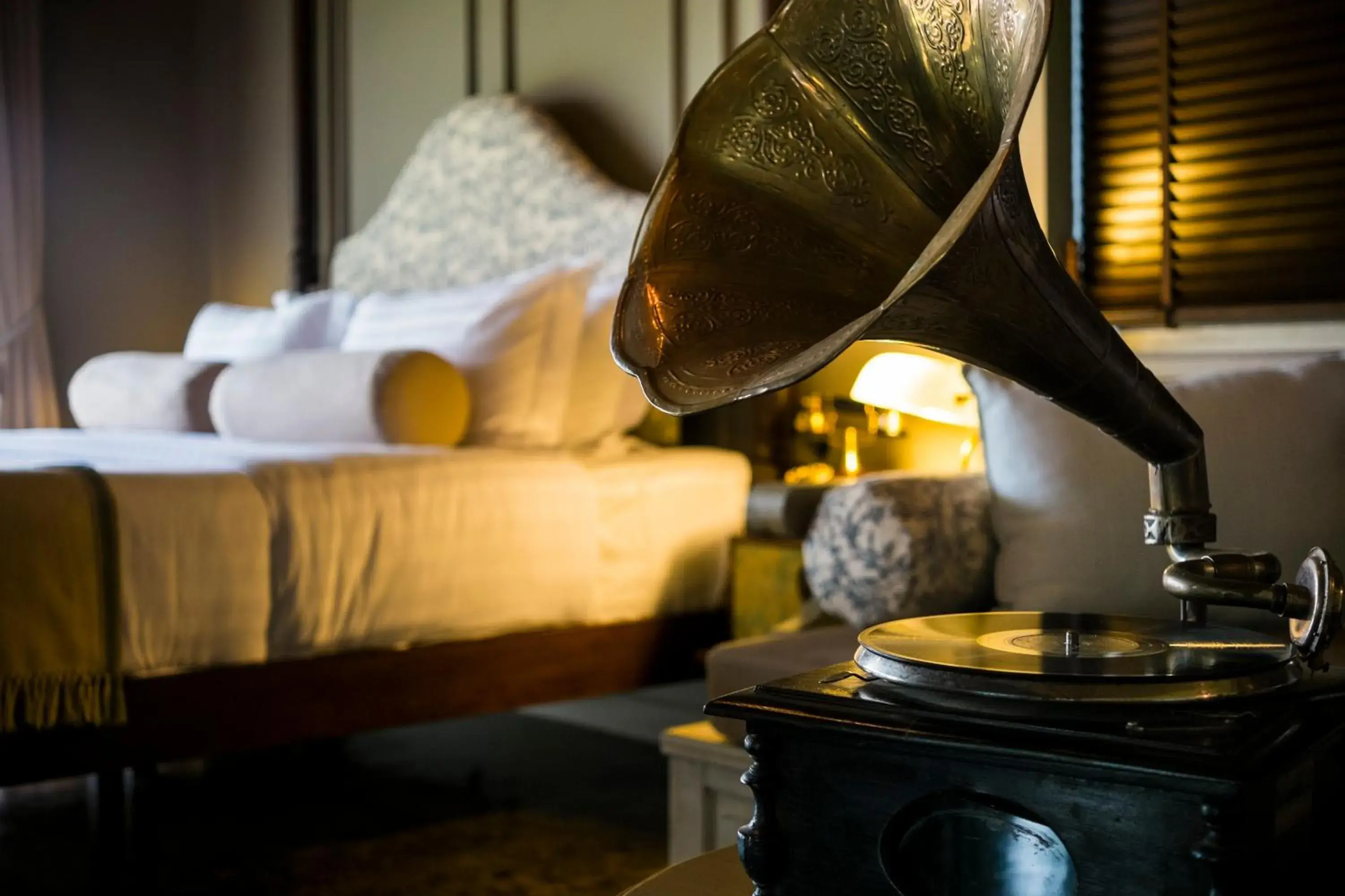 Decorative detail, Bed in Reverie Siam Decorative detail, Bed in Reverie Siam