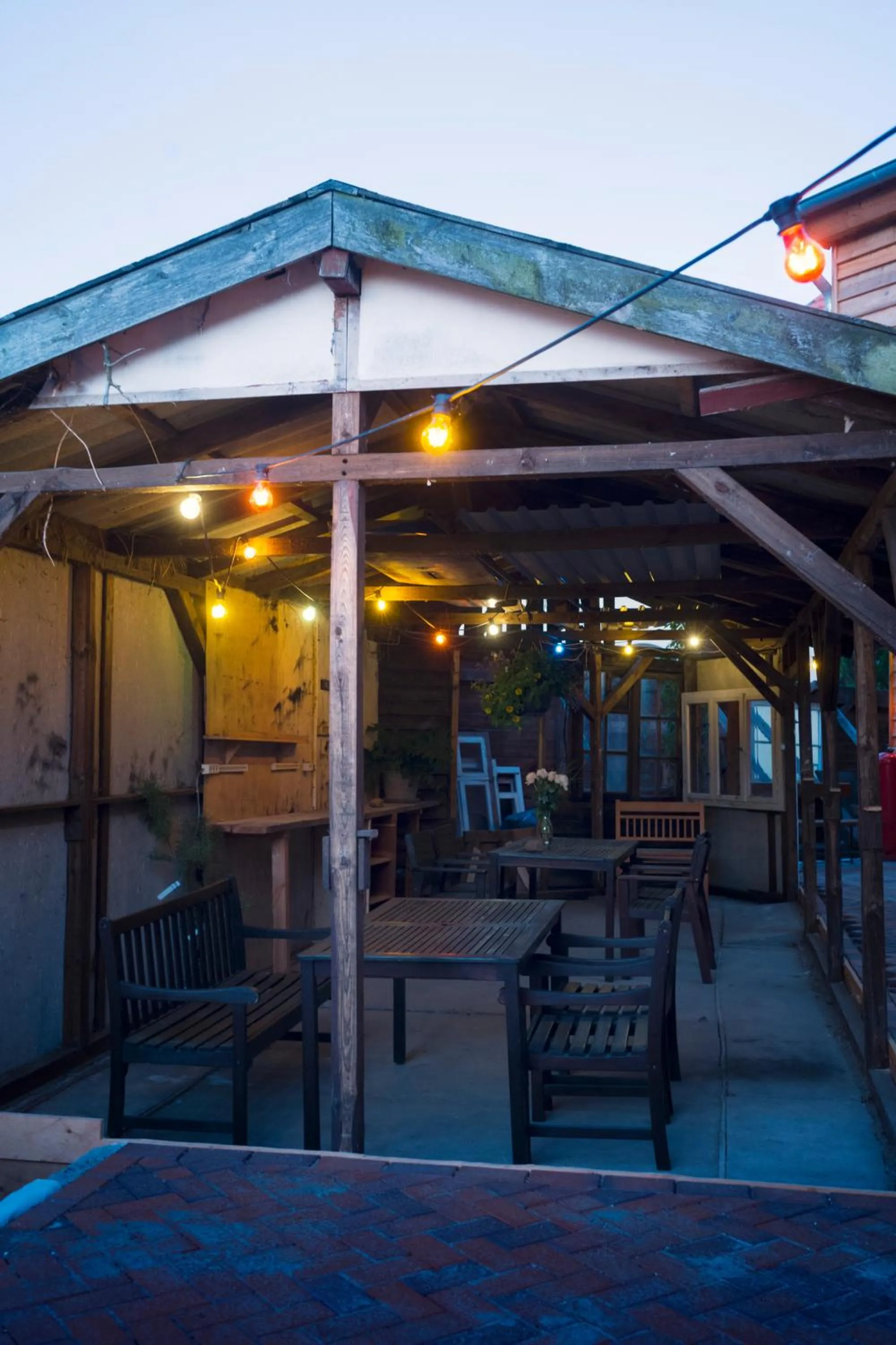 Garden in Gasthaus Canow