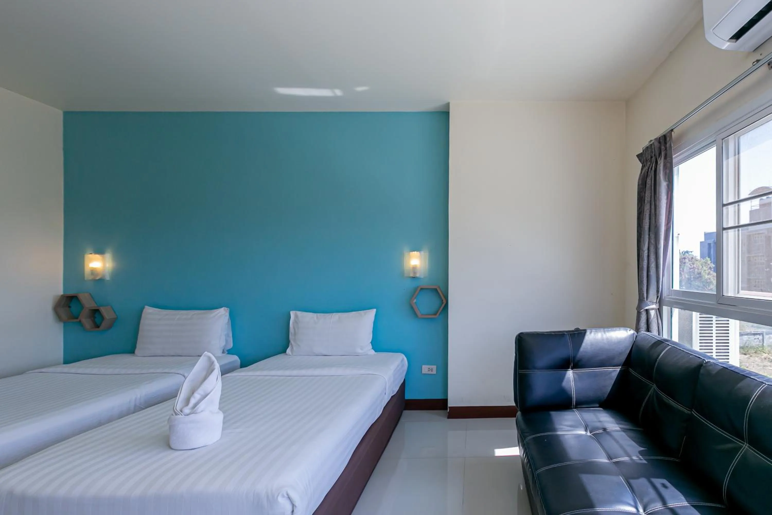 Bed in Panwalee Hotel