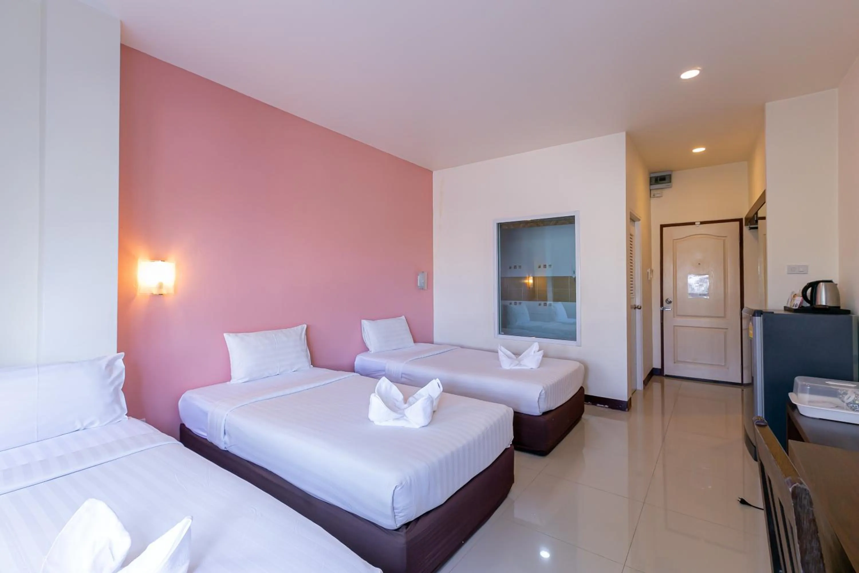 Bed in Panwalee Hotel