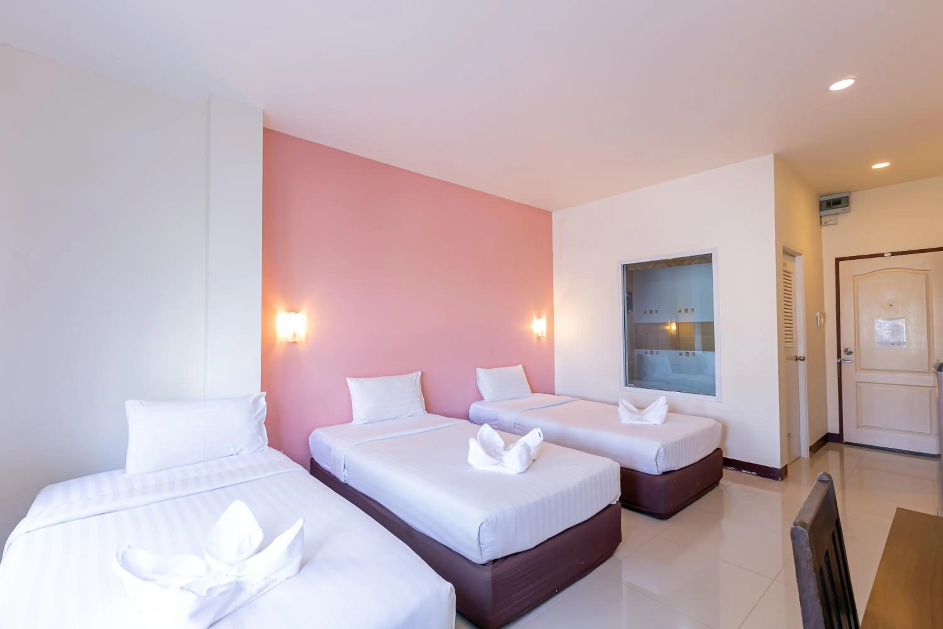 Bed in Panwalee Hotel