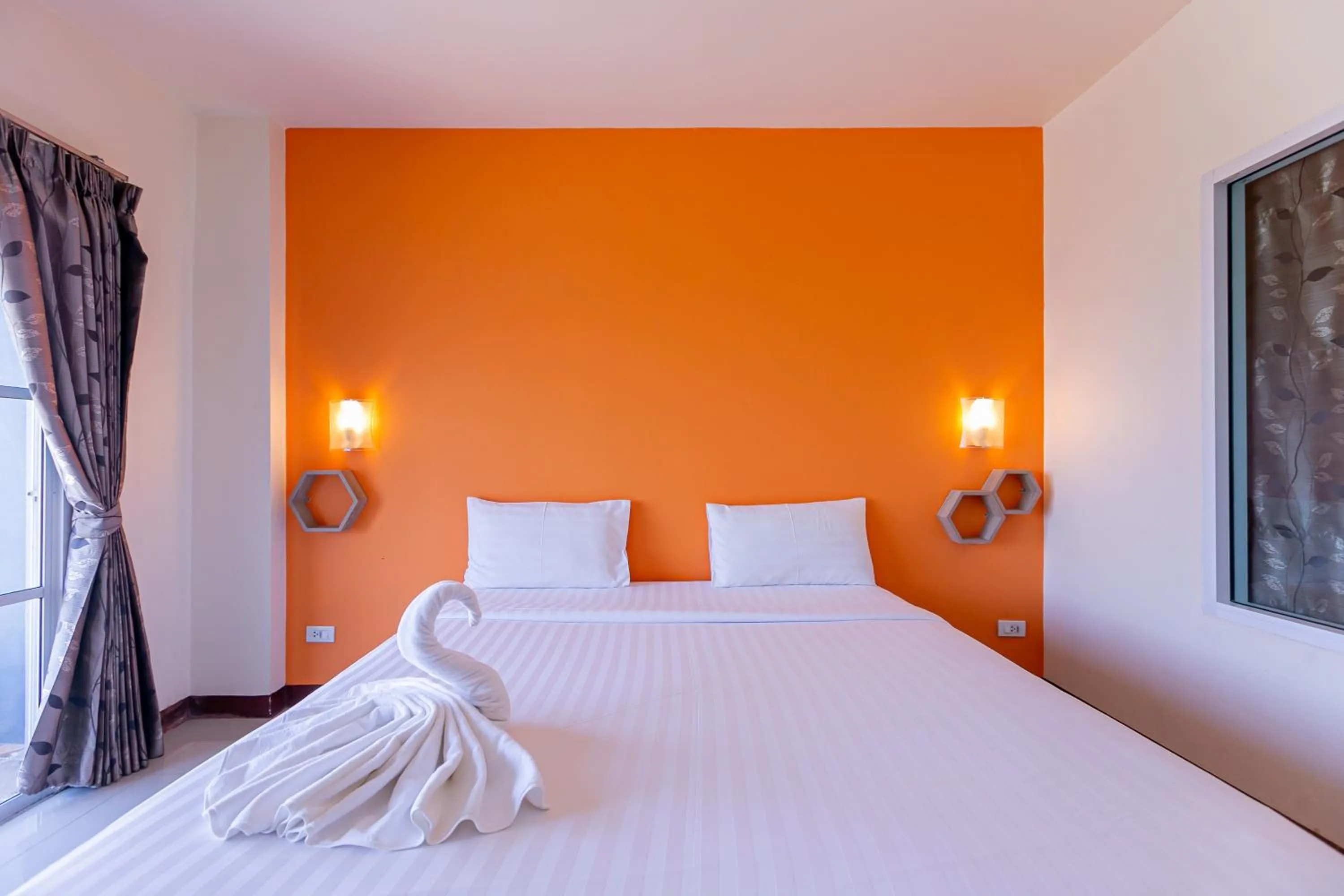 Bed in Panwalee Hotel