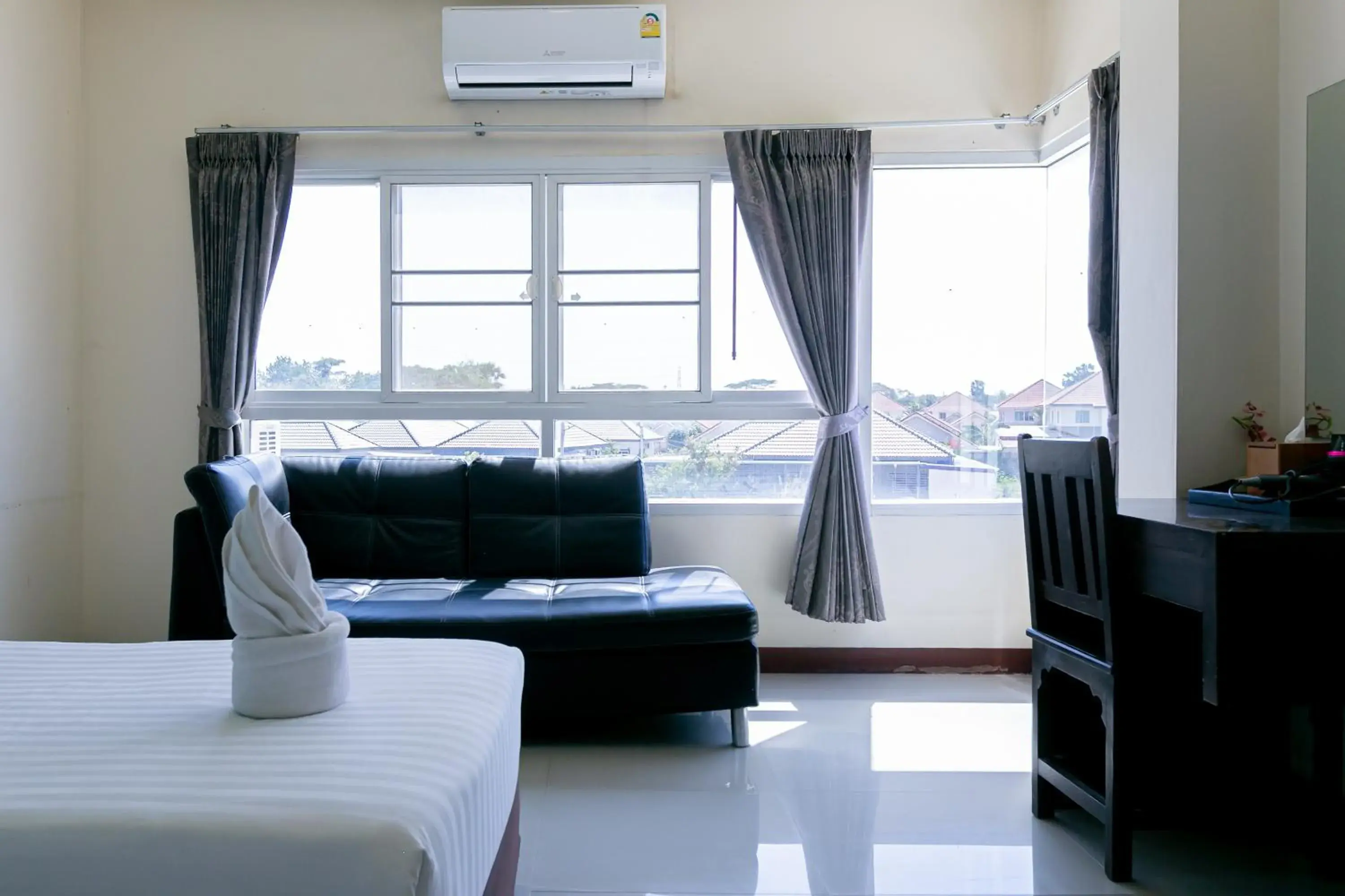 air conditioner, Bed in Panwalee Hotel air conditioner, Bed in Panwalee Hotel