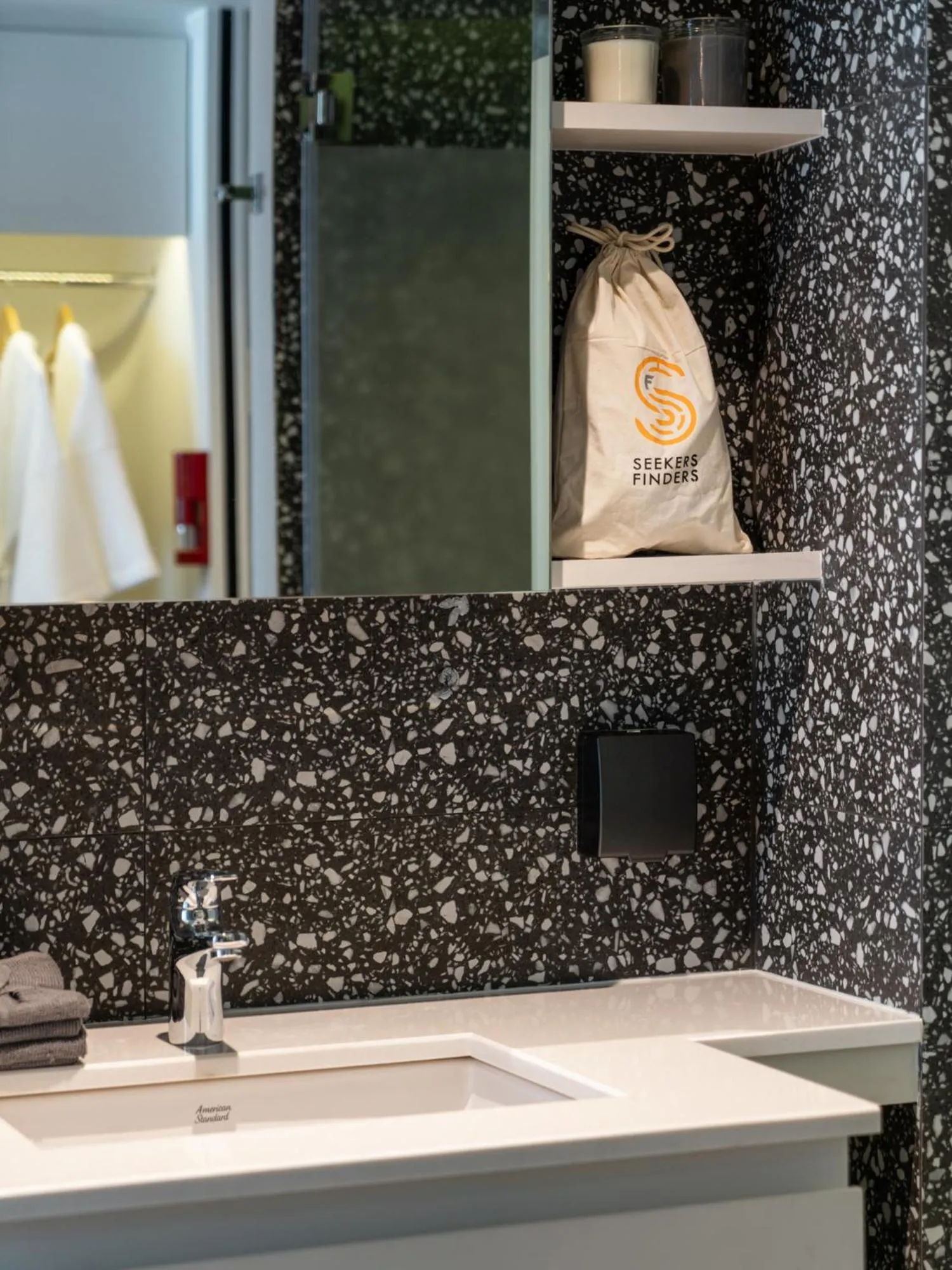 Bathroom in Seekers Finders Rama IV Hotel SureStay Collection by BW