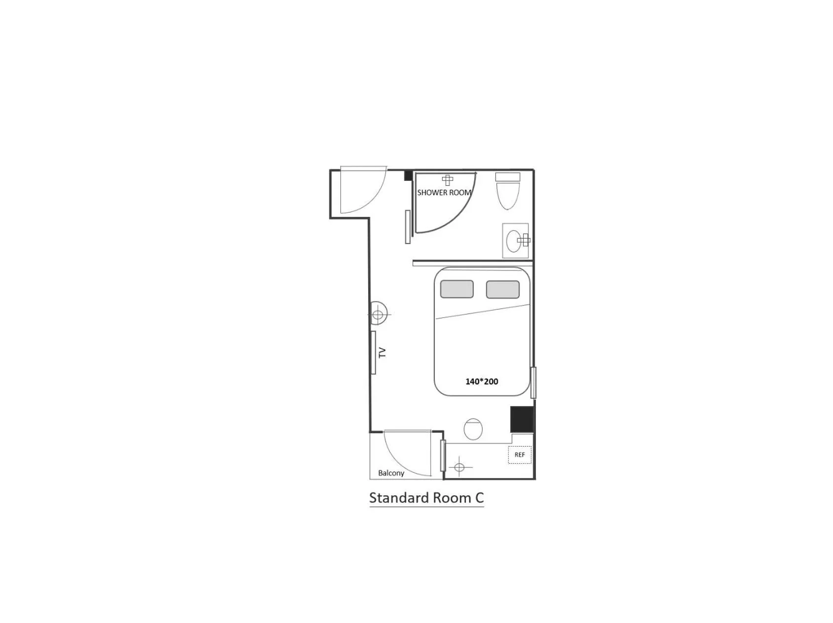 Floor plan in TokyoNEST Nippori