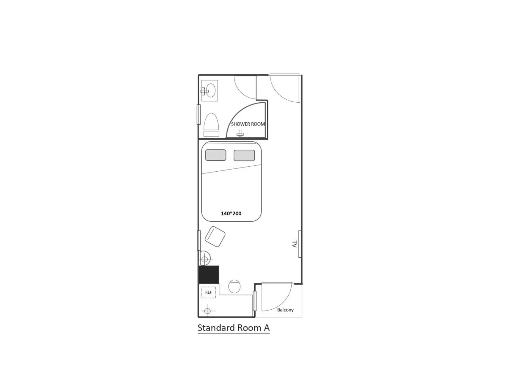 Floor plan in TokyoNEST Nippori