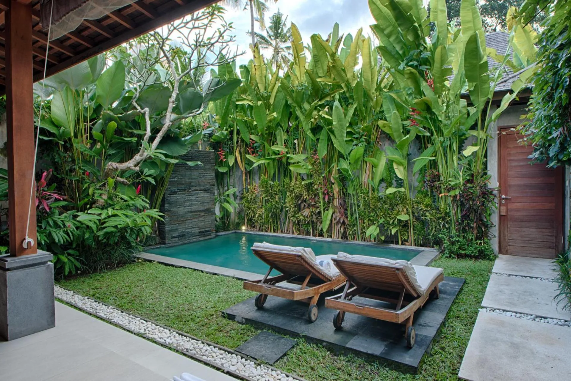 Pool view in Santun Luxury Private Villas