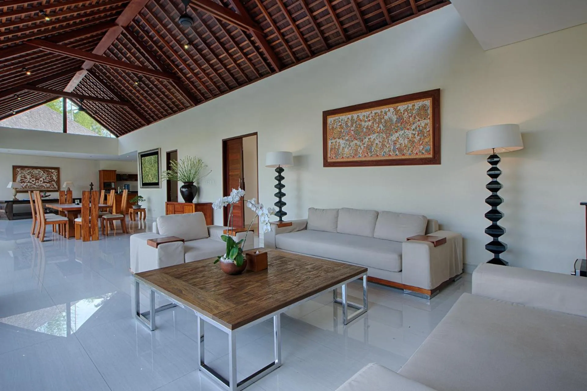Living room in Santun Luxury Private Villas