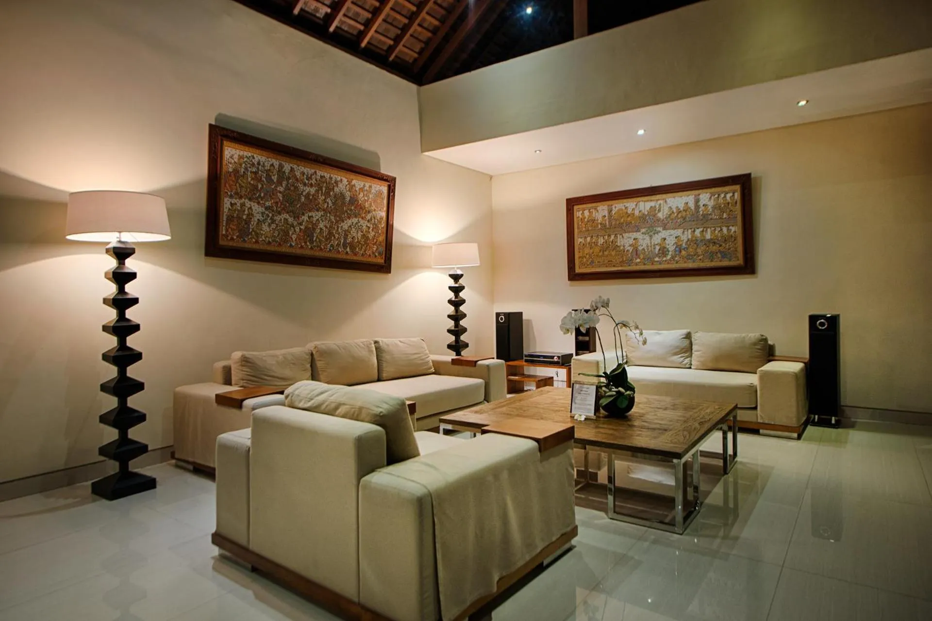 Living room in Santun Luxury Private Villas