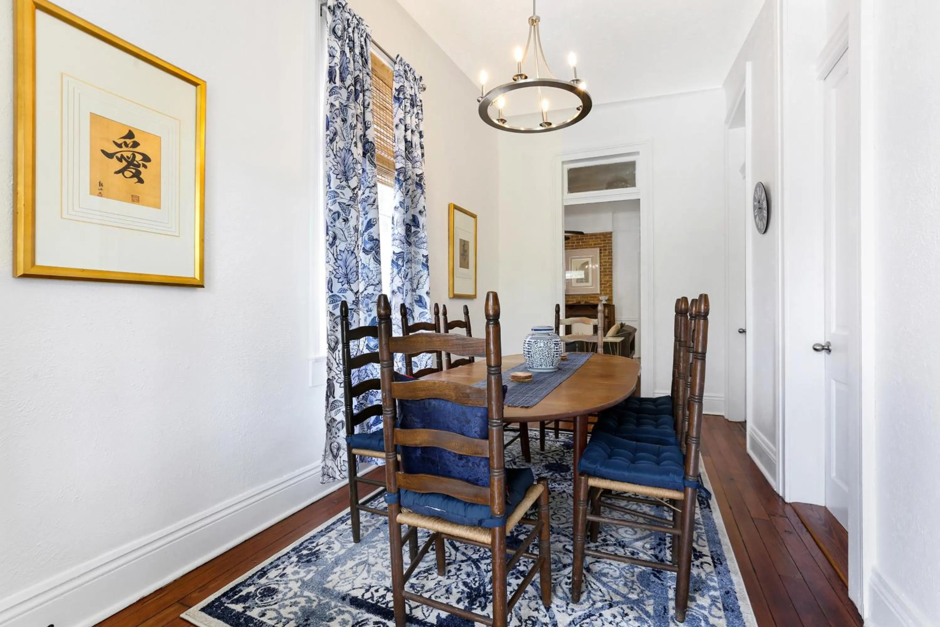 Dining area in Uptown Spacious 4BD/3BA with Historic Charm
