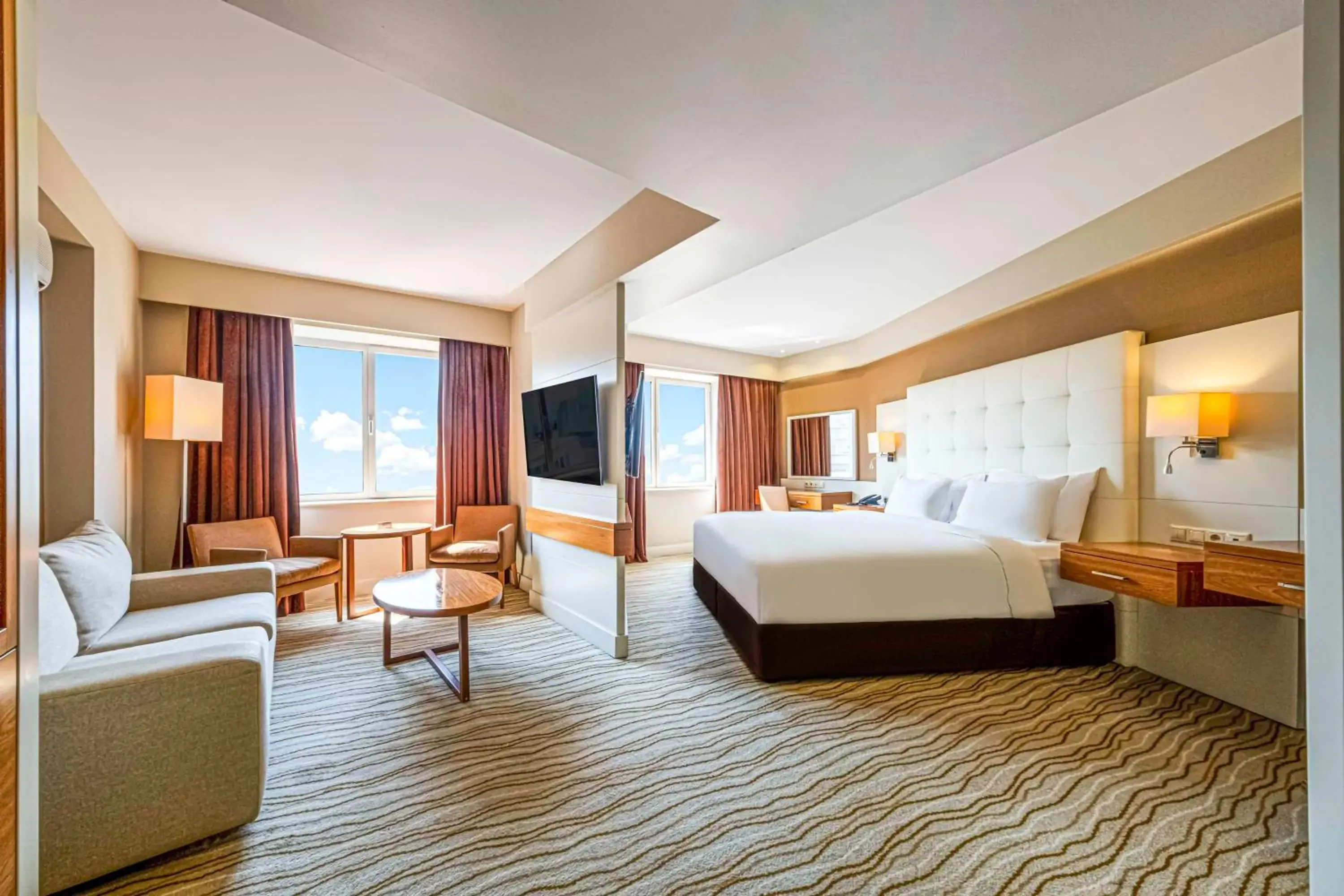 Living room, Bed in Radisson Hotel President Old Town Istanbul Living room, Bed in Radisson Hotel President Old Town Istanbul