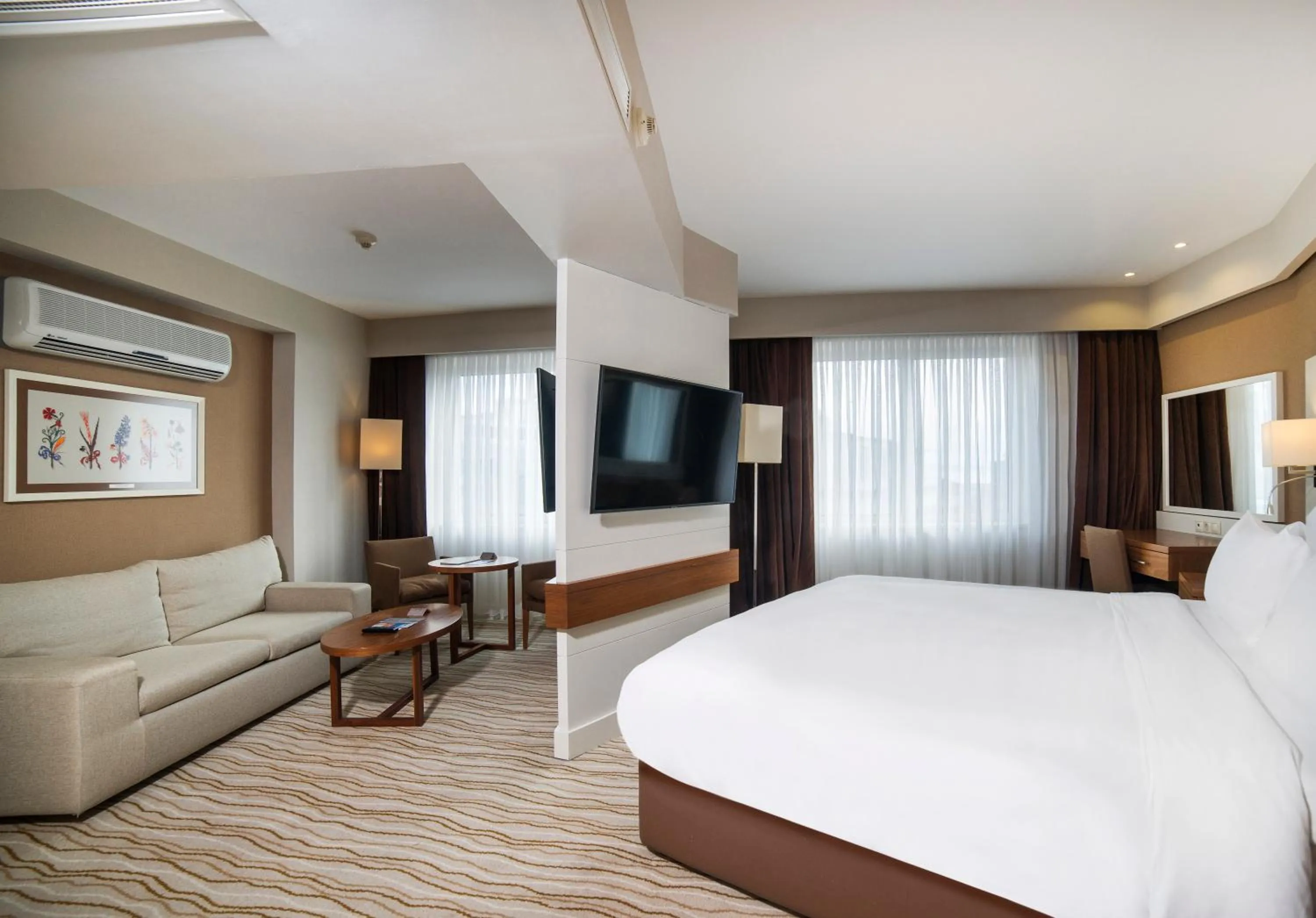 Communal lounge/ TV room in Radisson Hotel President Old Town Istanbul