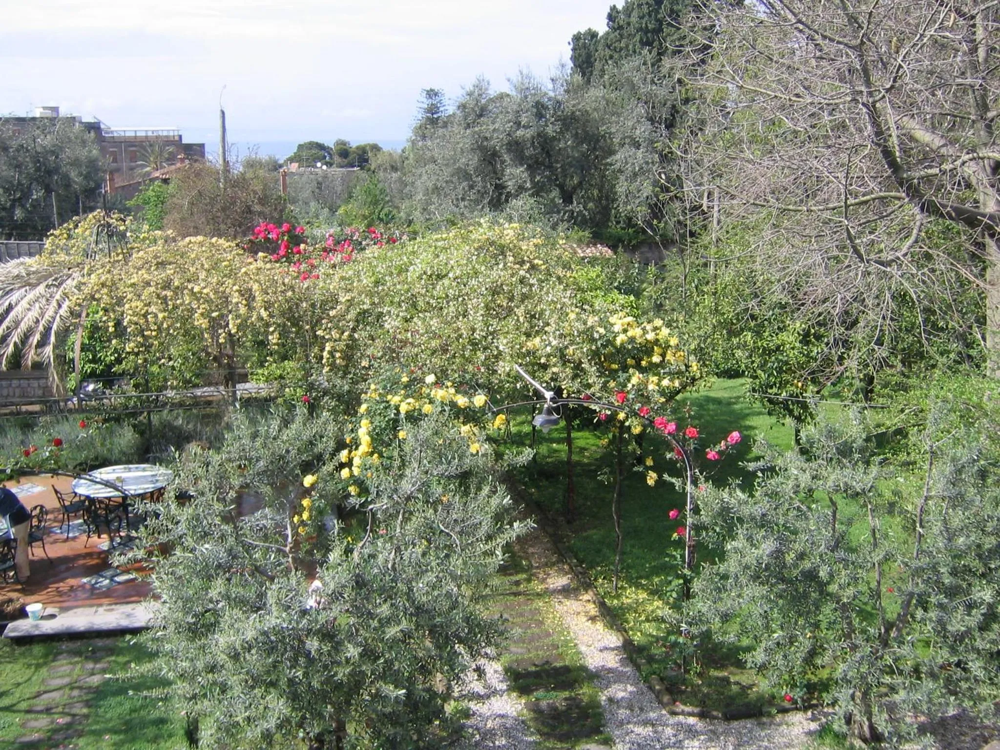 Garden view in Chalet Lidia