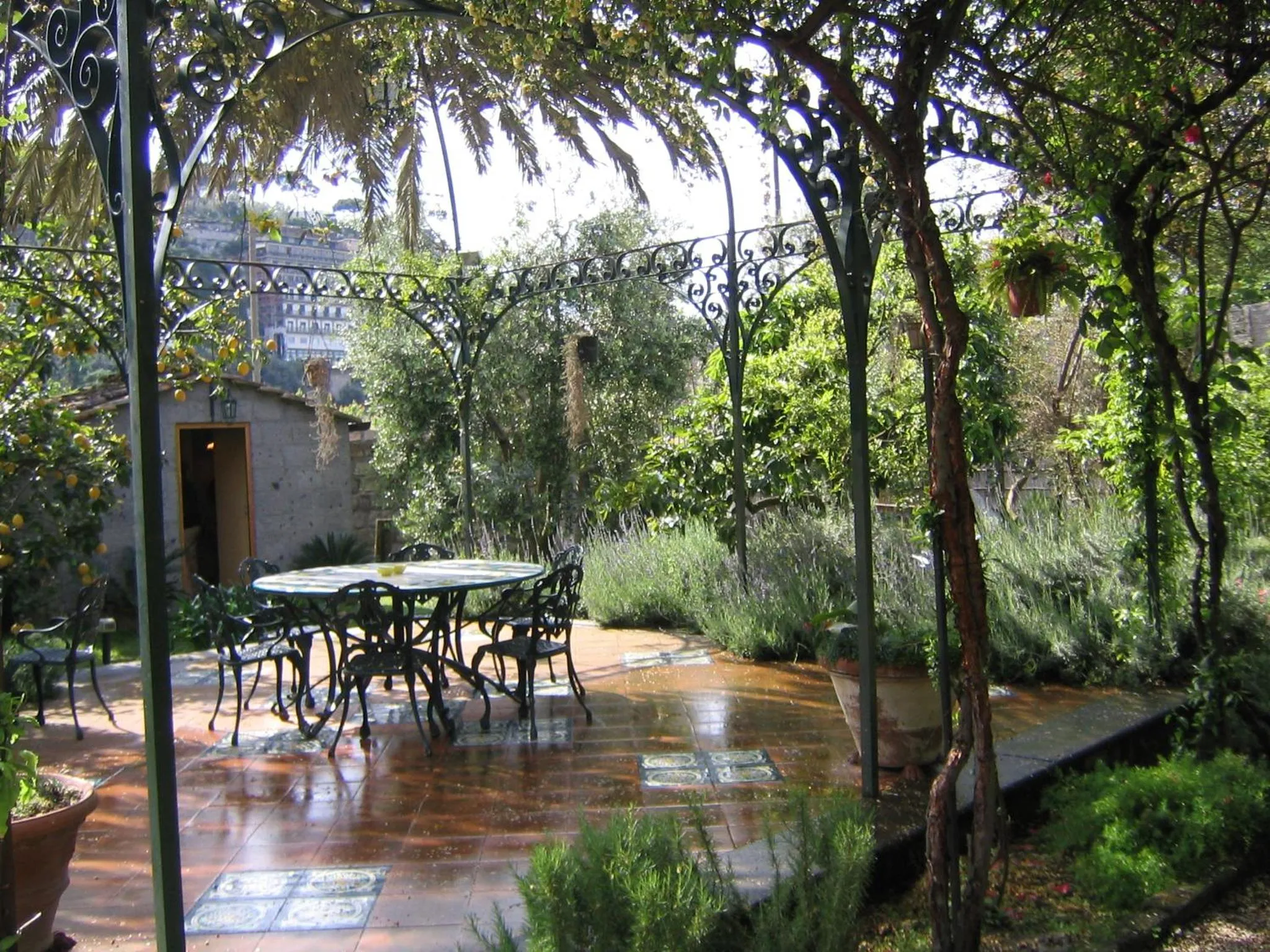 Garden view in Chalet Lidia