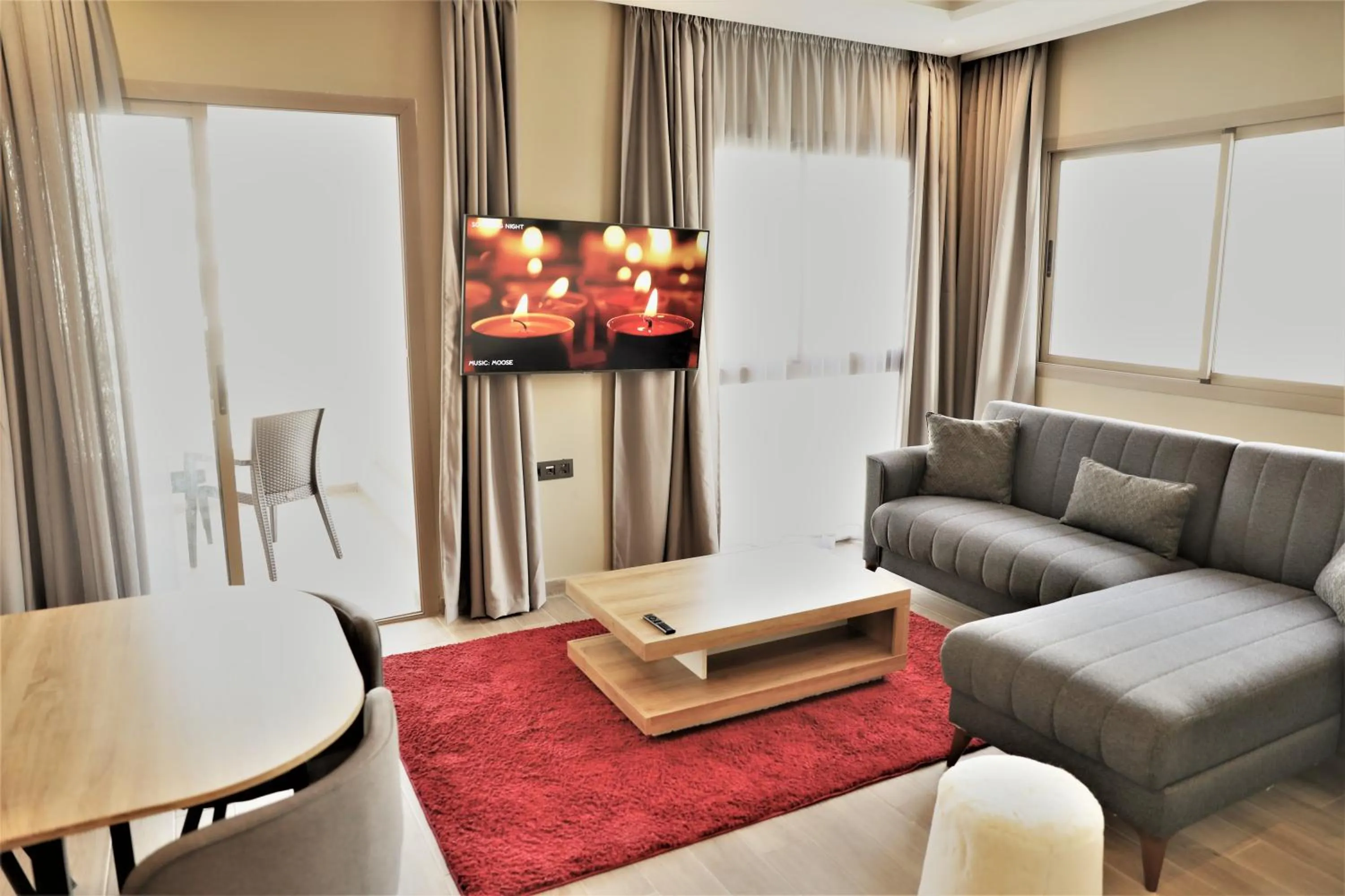 Living room in Dominium Residence