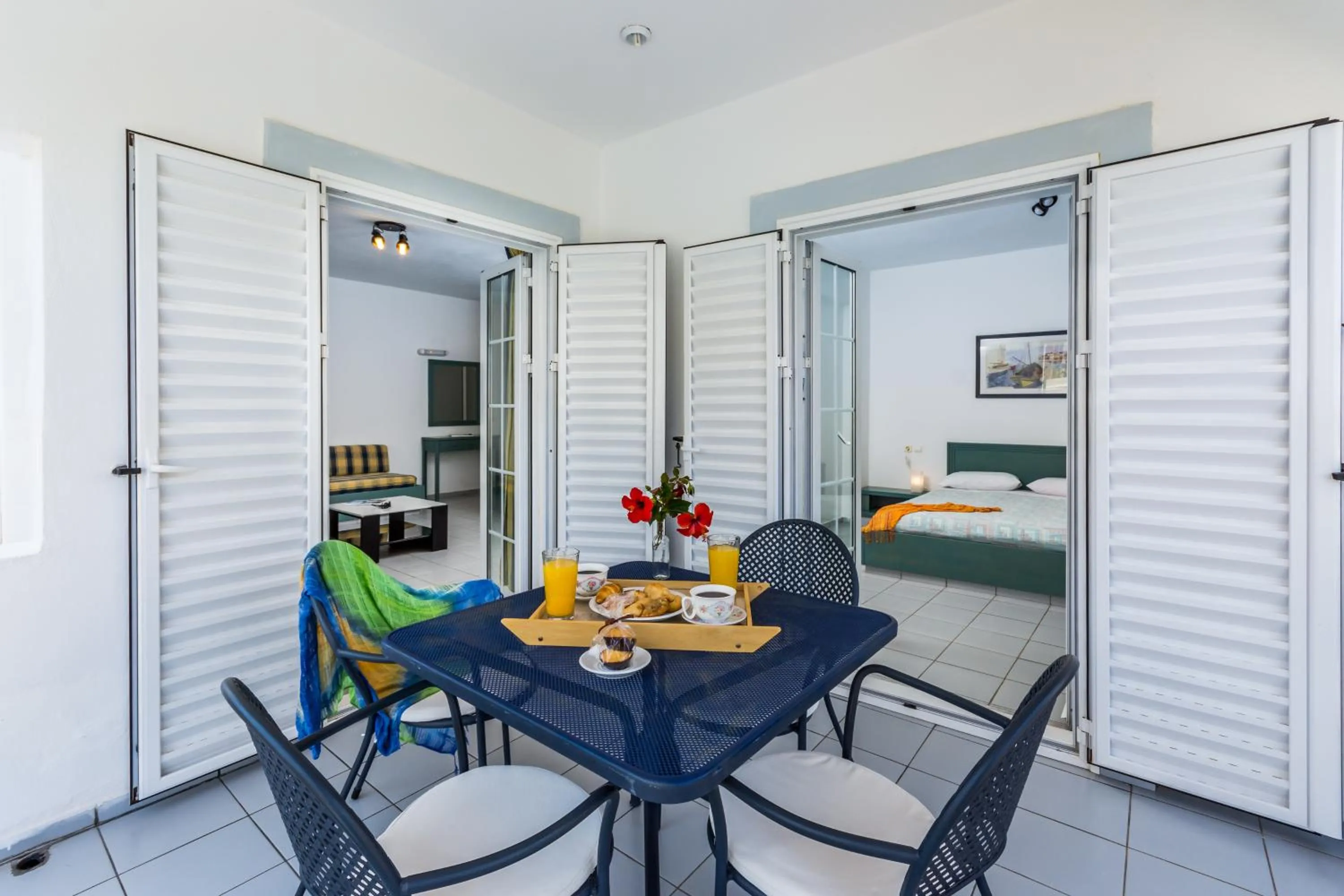 Balcony/Terrace in Evdokia Suites