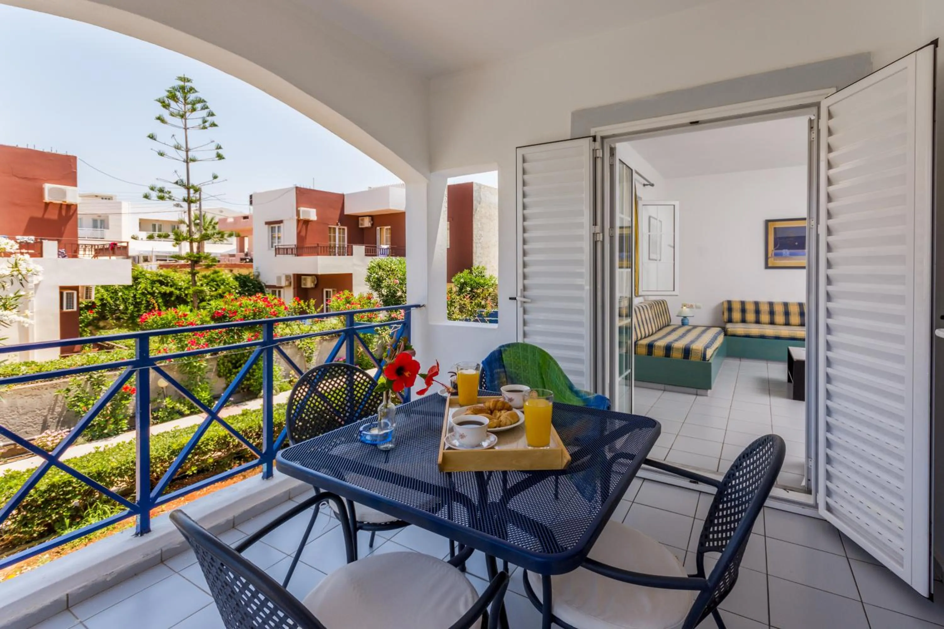 Balcony/Terrace in Evdokia Suites