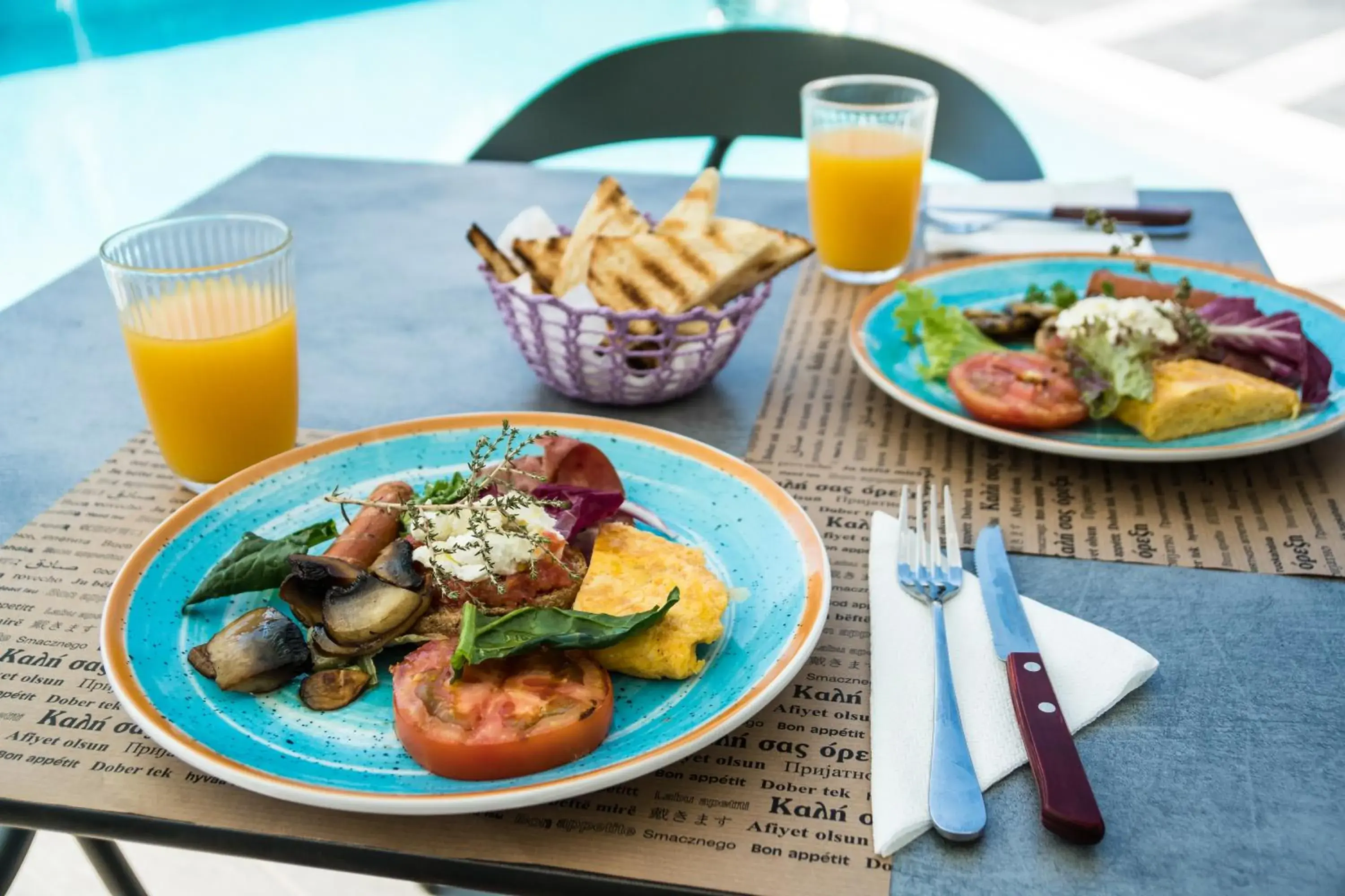 Breakfast in Evdokia Suites Breakfast in Evdokia Suites