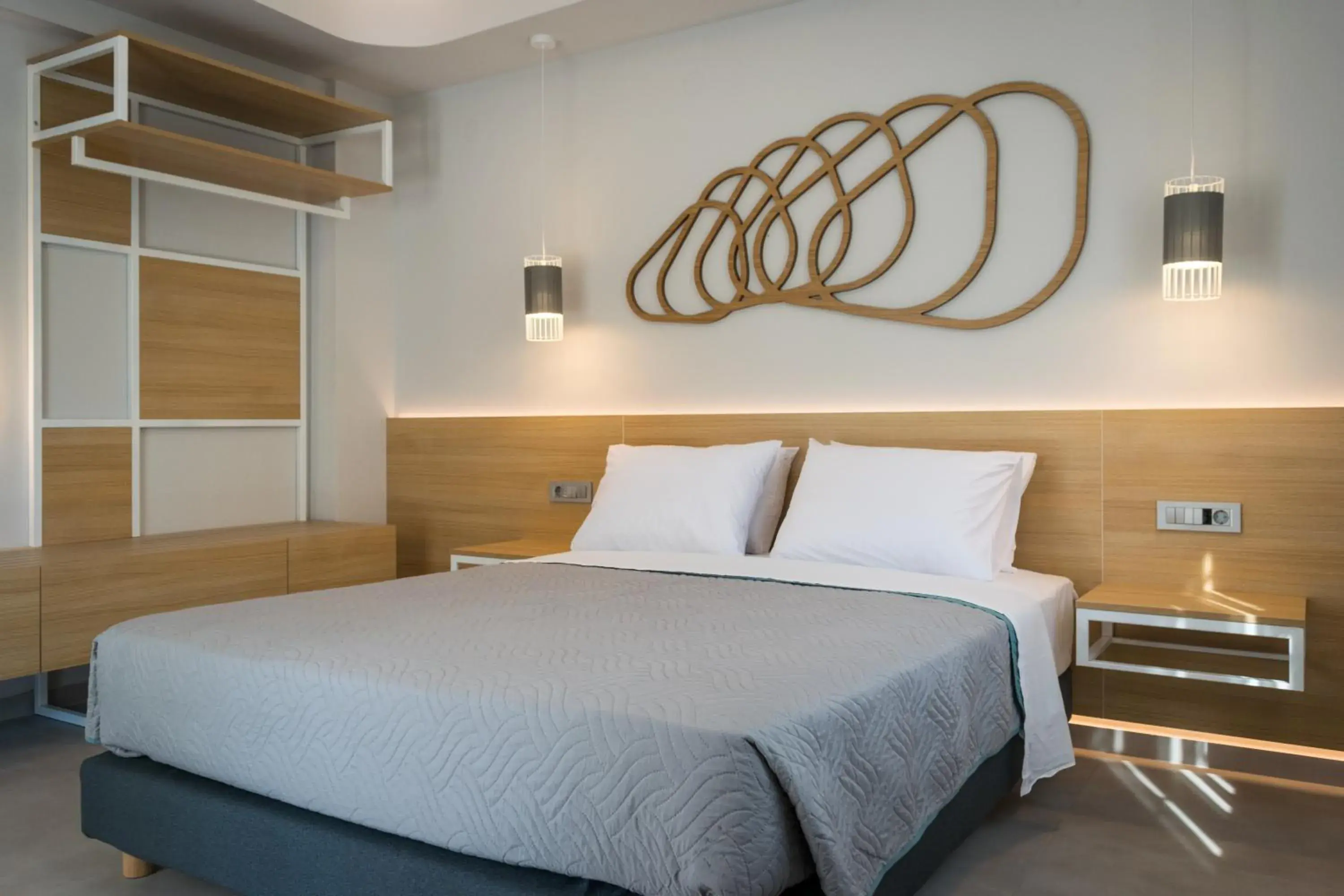 Bed in Evdokia Suites Bed in Evdokia Suites