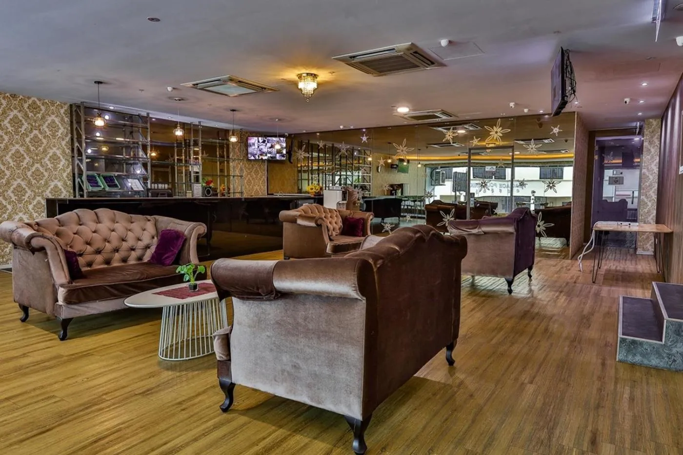 Seating area in Q Collection Macalister formerly known as Apple Hotel Penang