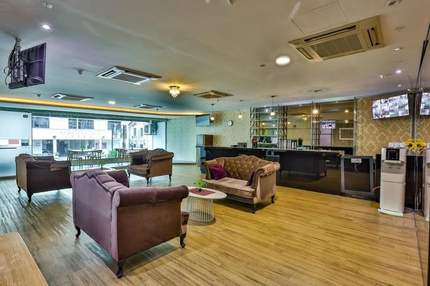 Seating area in Q Collection Macalister formerly known as Apple Hotel Penang