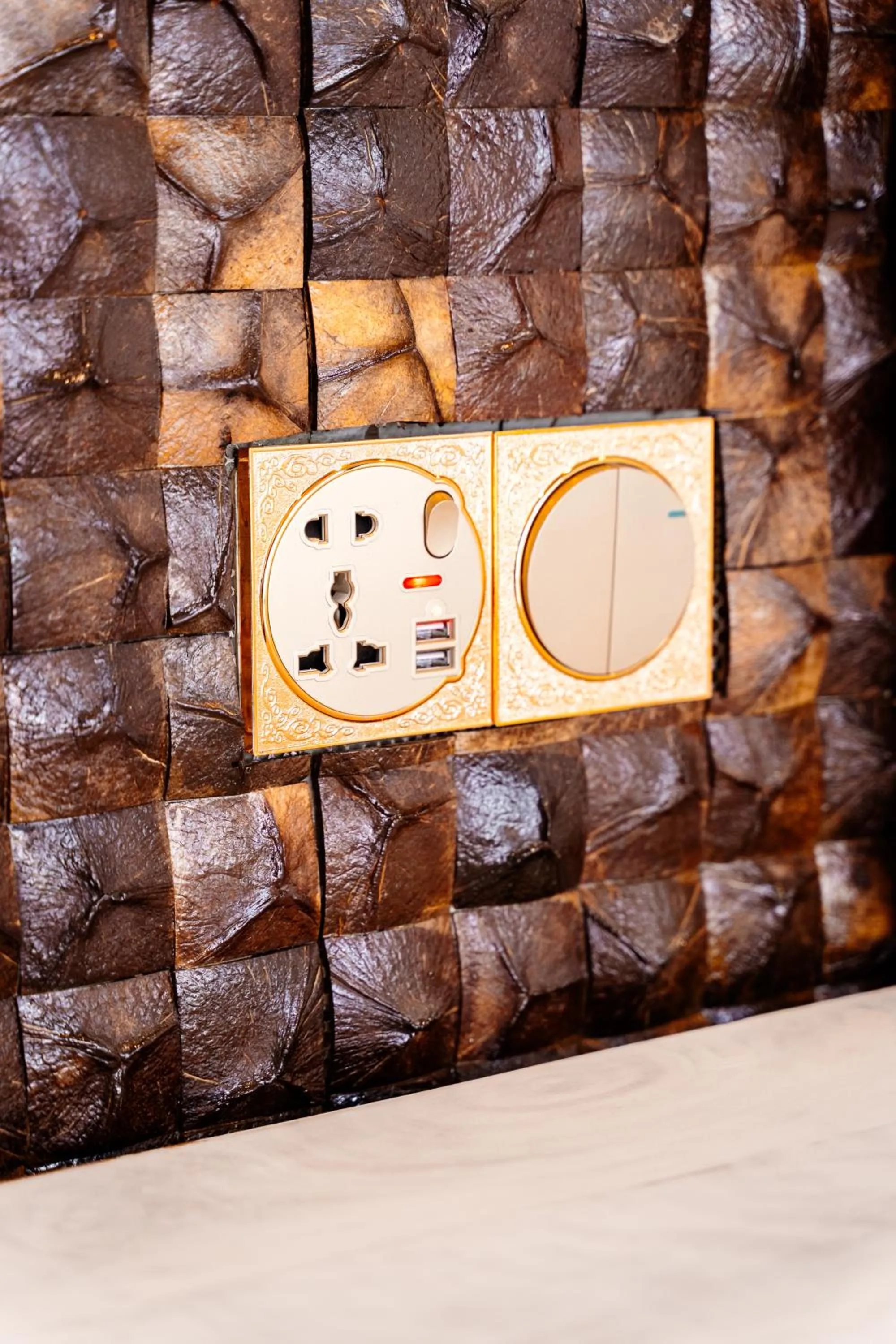 Decorative detail in Golden Beach Resort