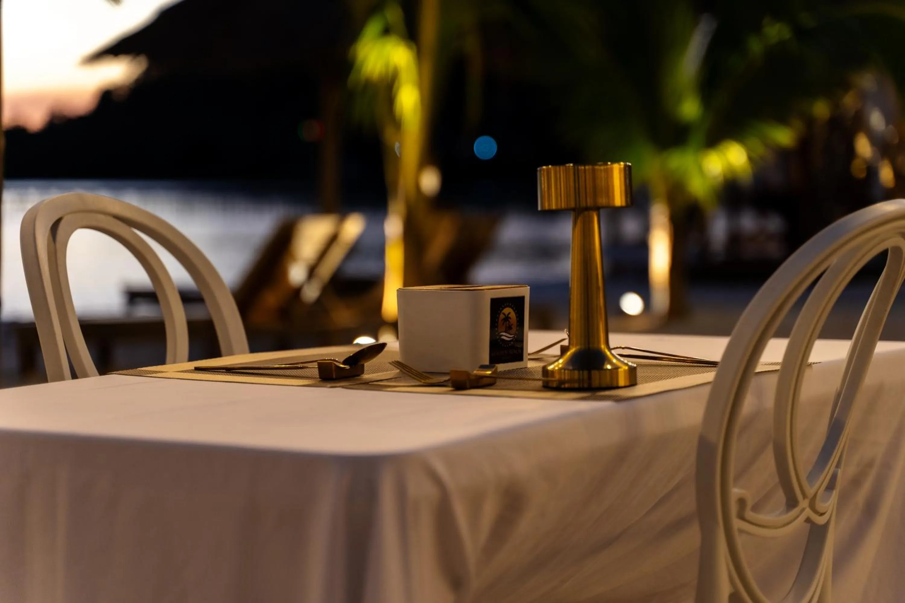 Dining area in Golden Beach Resort