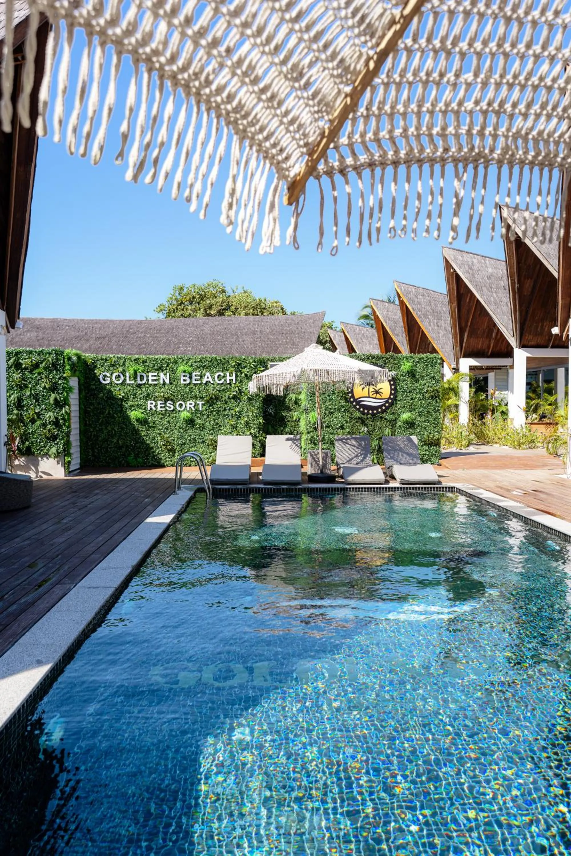 Pool view in Golden Beach Resort