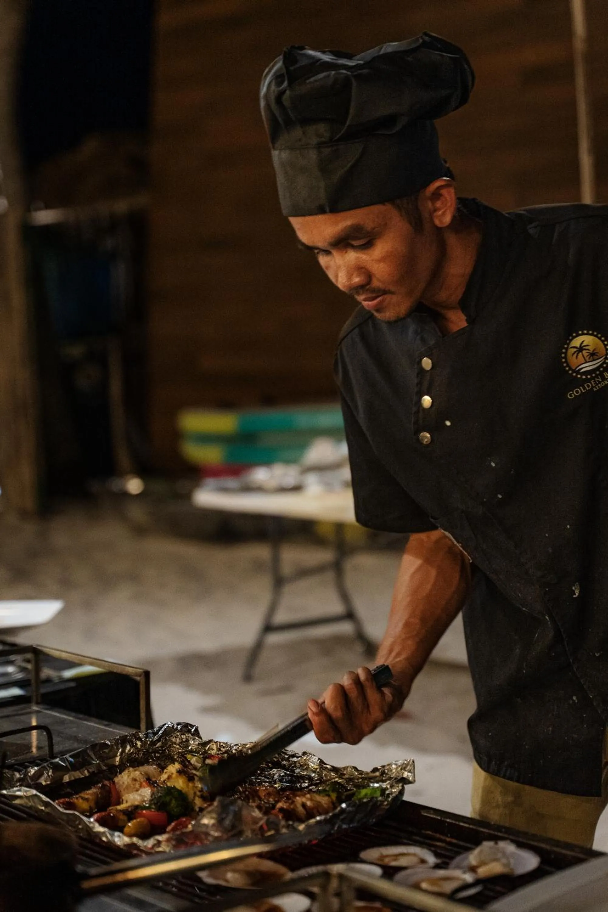 People in Golden Beach Resort