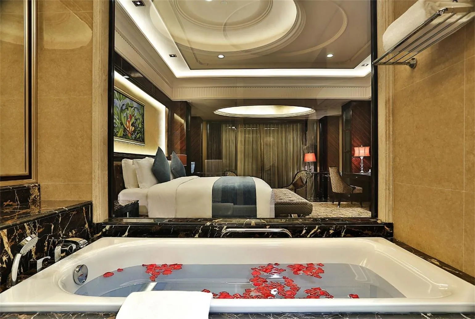 Bed in Howard Johnson Agile Plaza Chengdu