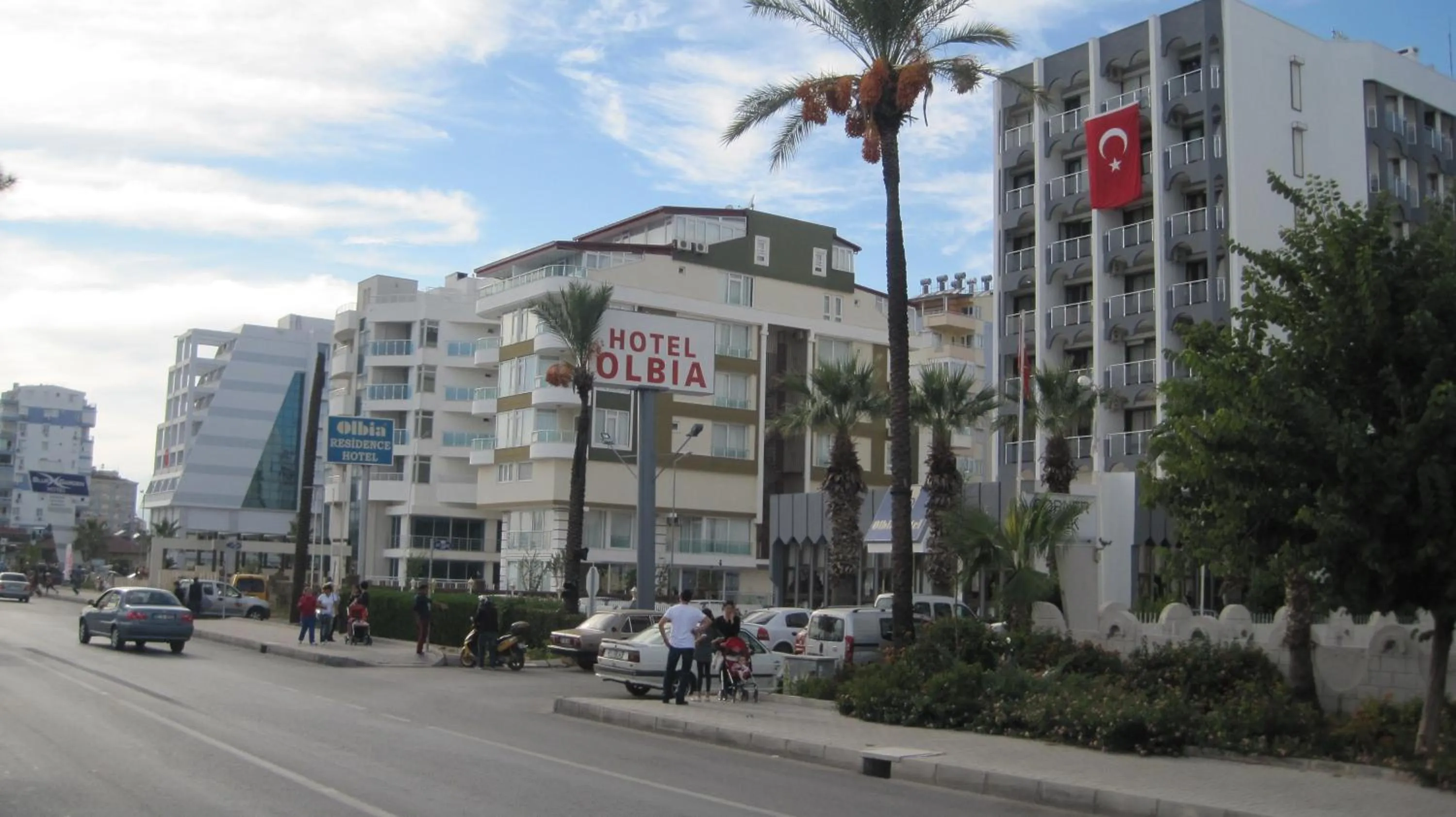 Facade/entrance in Olbia Hotel