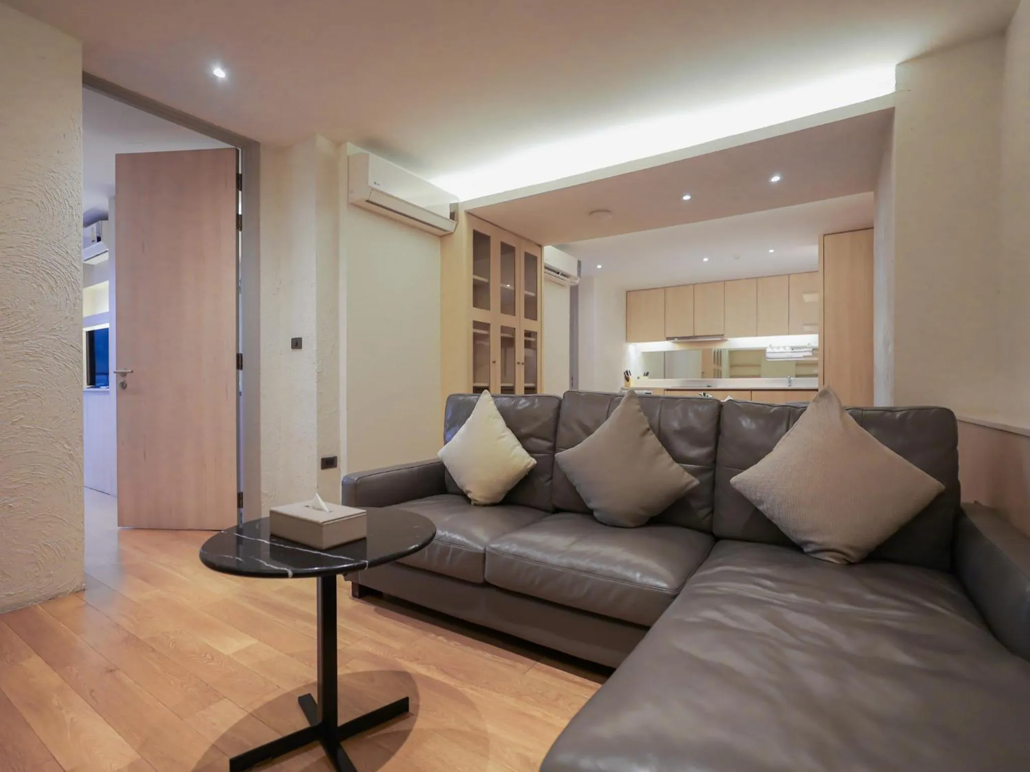 Living room in Balcony Seaside Sriracha Hotel & Serviced Apartments