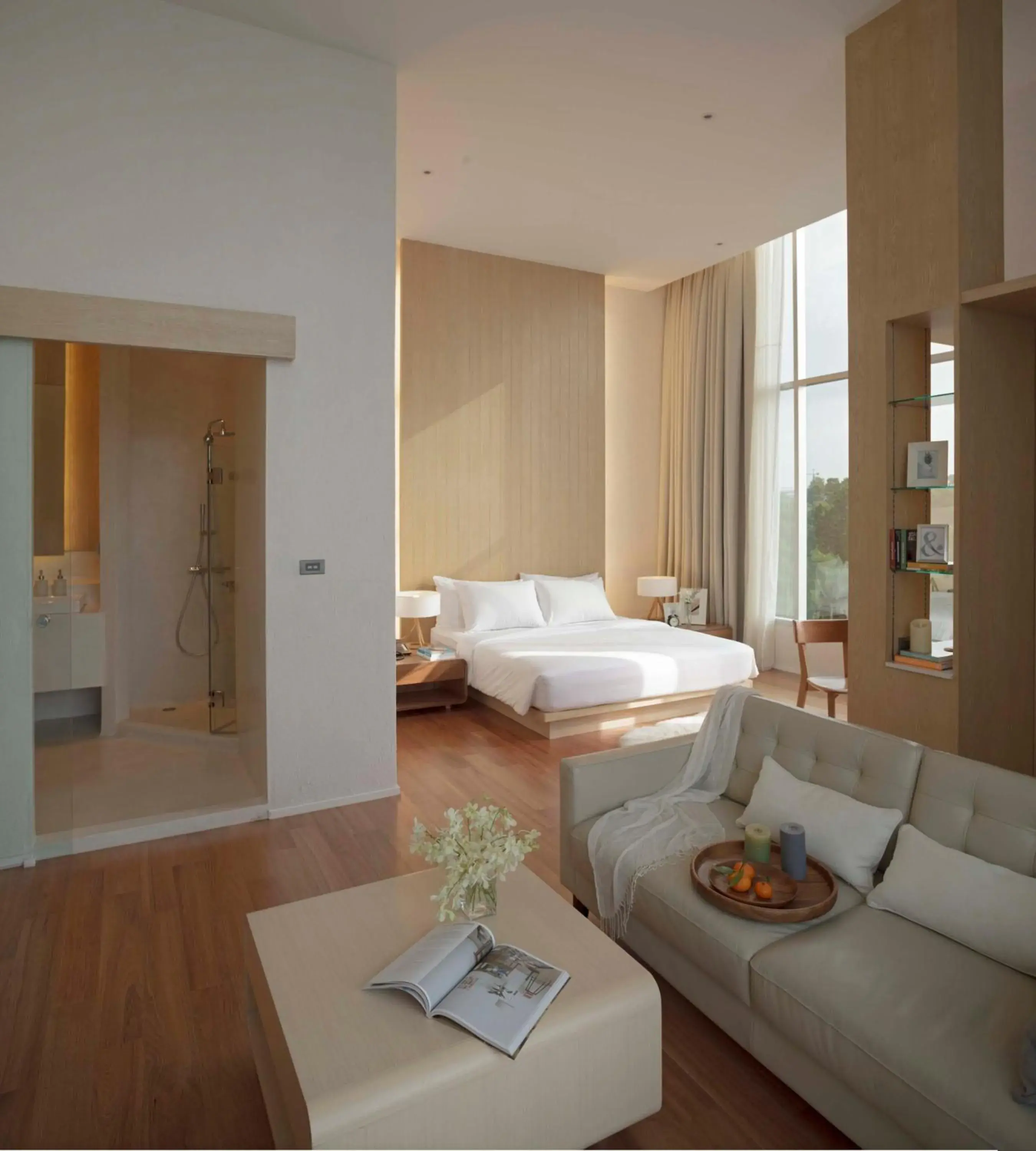 Bed in Balcony Seaside Sriracha Hotel & Serviced Apartments Bed in Balcony Seaside Sriracha Hotel & Serviced Apartments