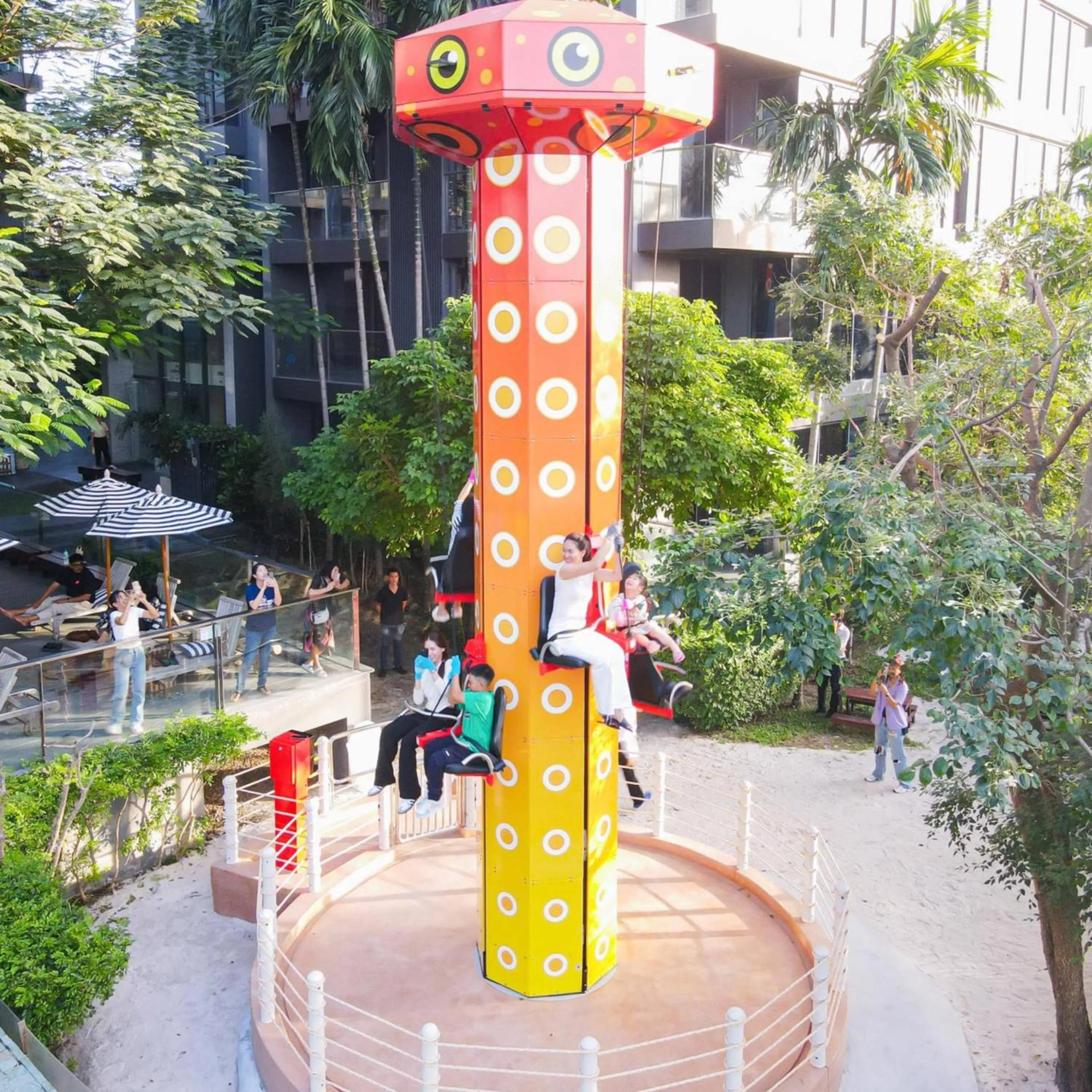 Children play ground in Balcony Seaside Sriracha Hotel & Serviced Apartments