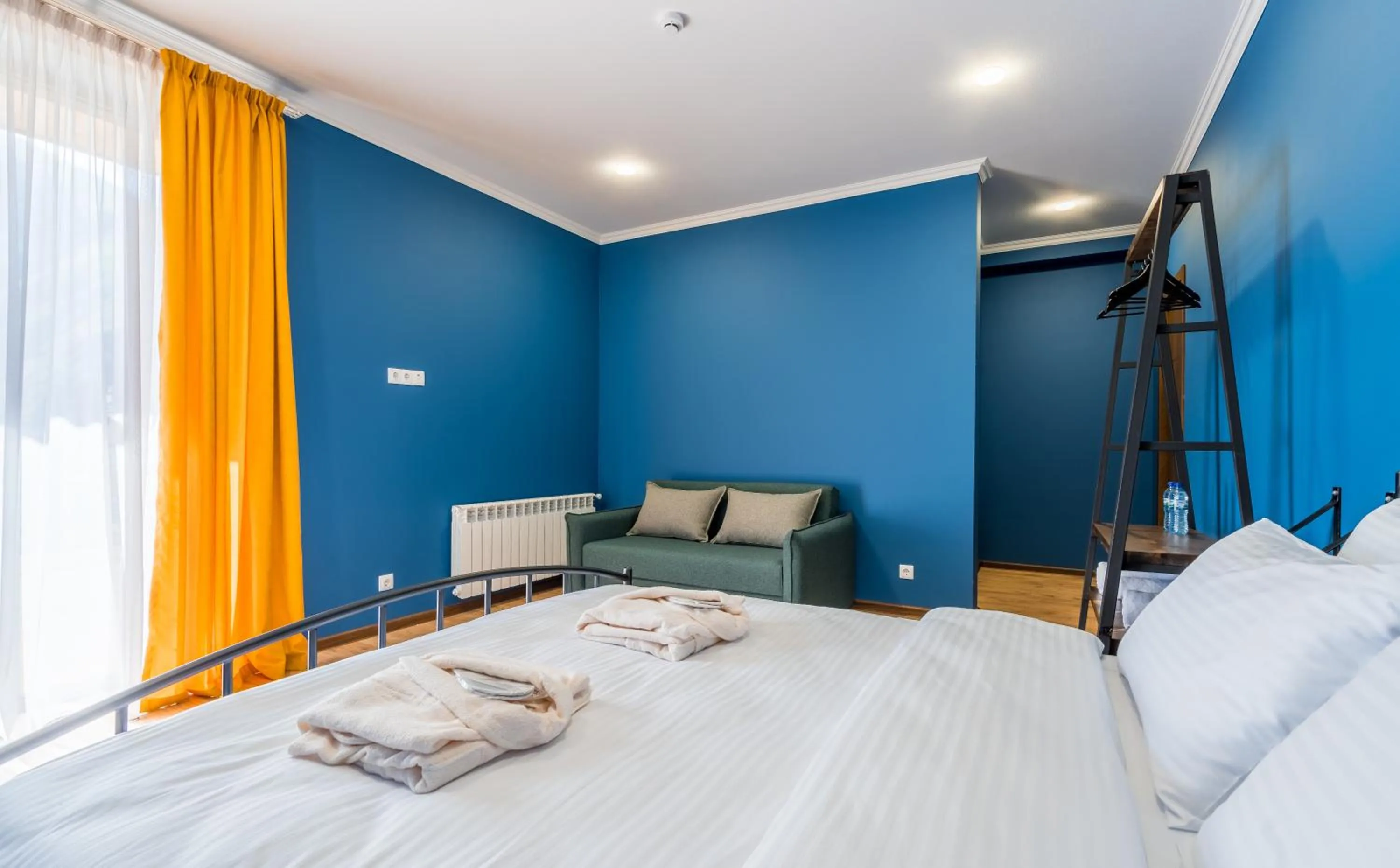 Bed in Hotel Darchi Kazbegi