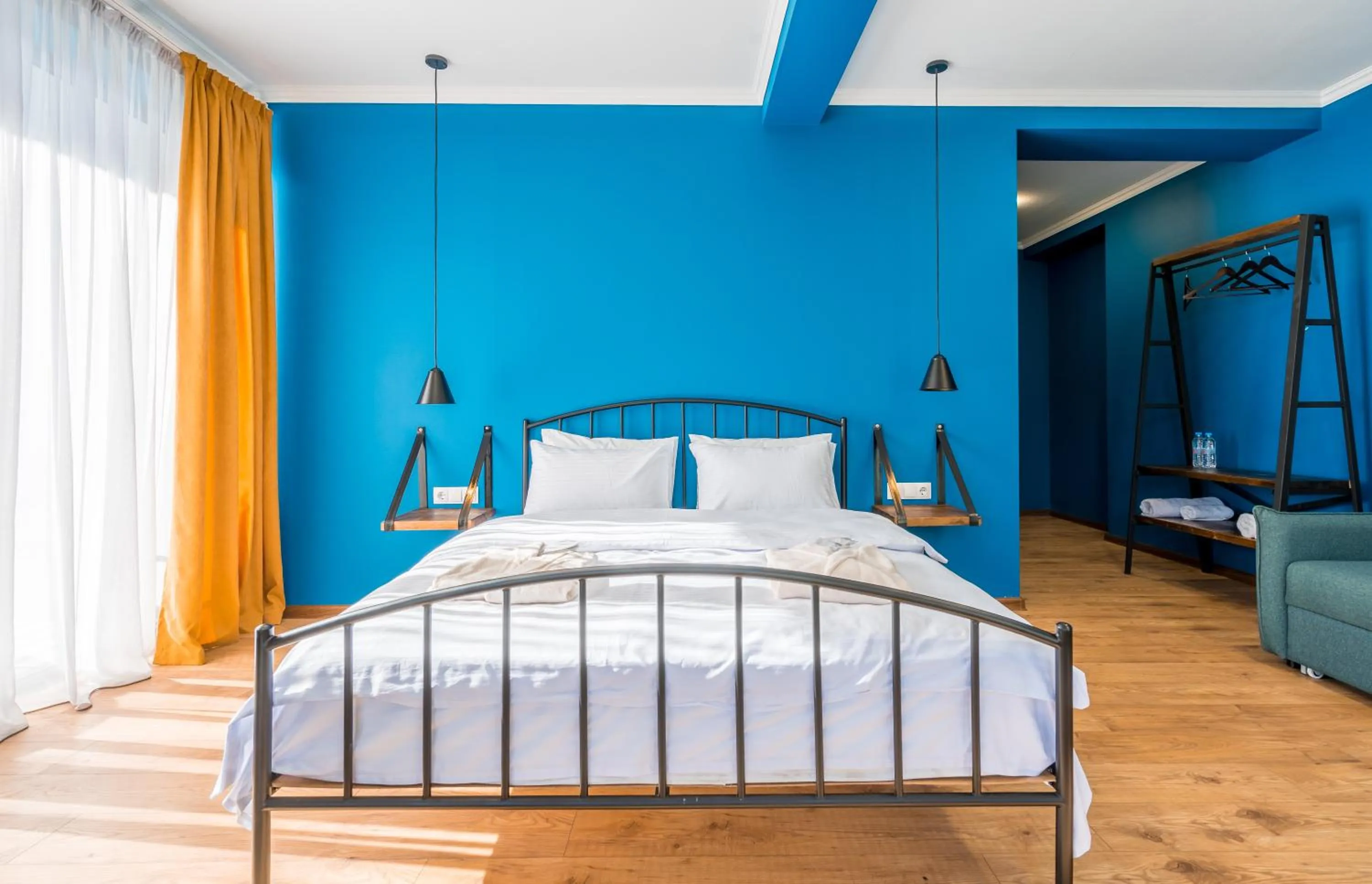 Bed in Hotel Darchi Kazbegi