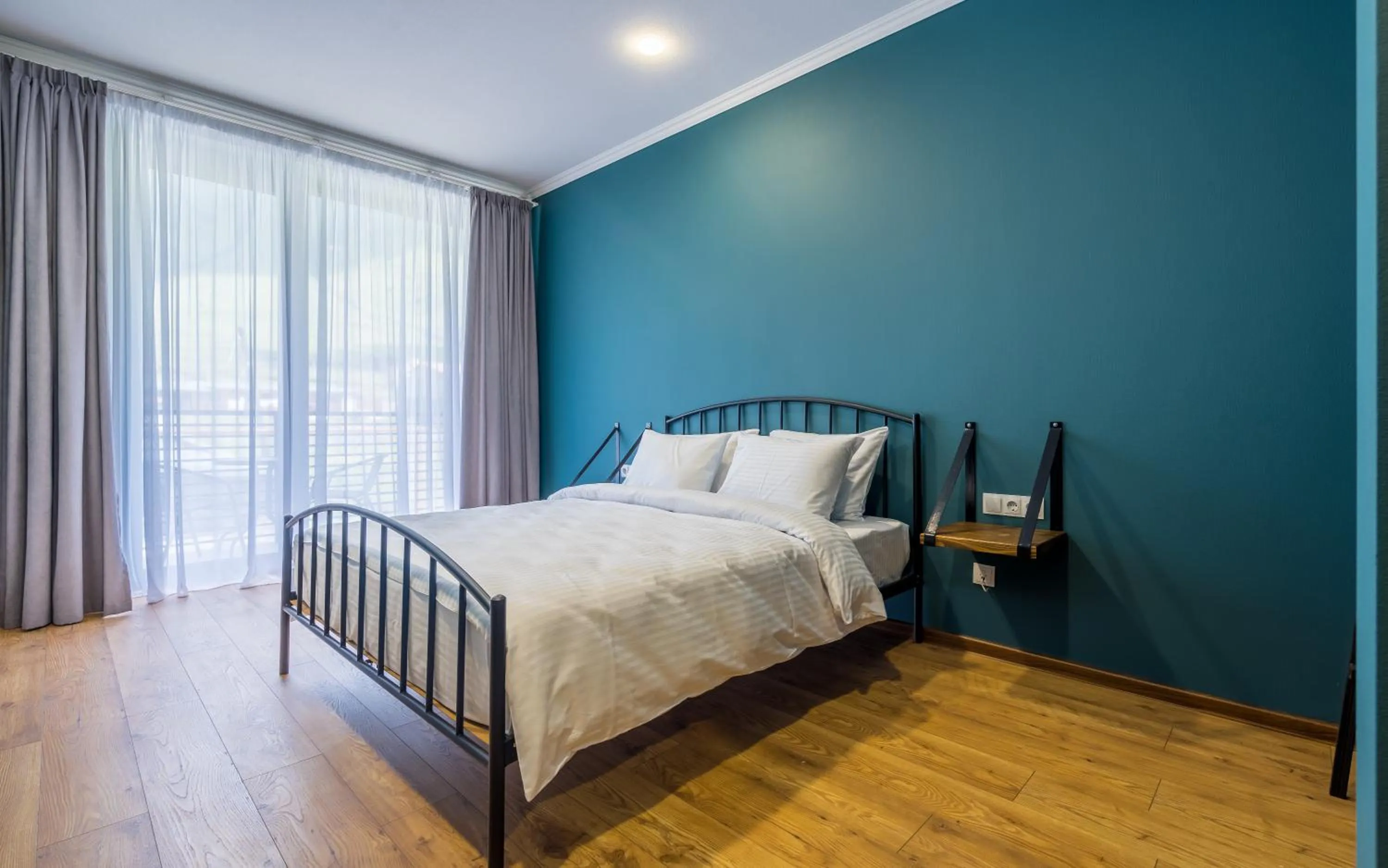 Bed in Hotel Darchi Kazbegi