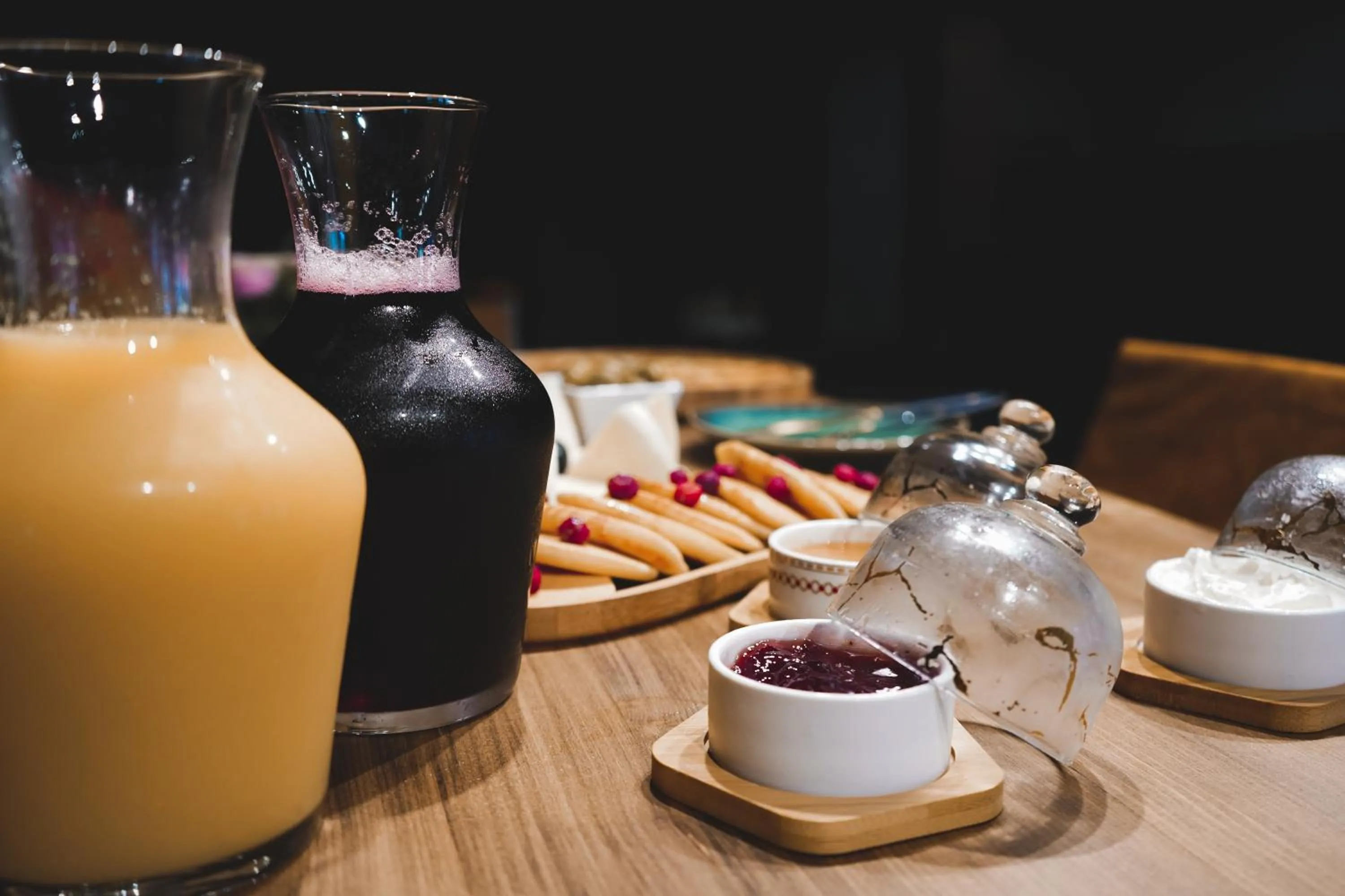 Breakfast in Hotel Darchi Kazbegi