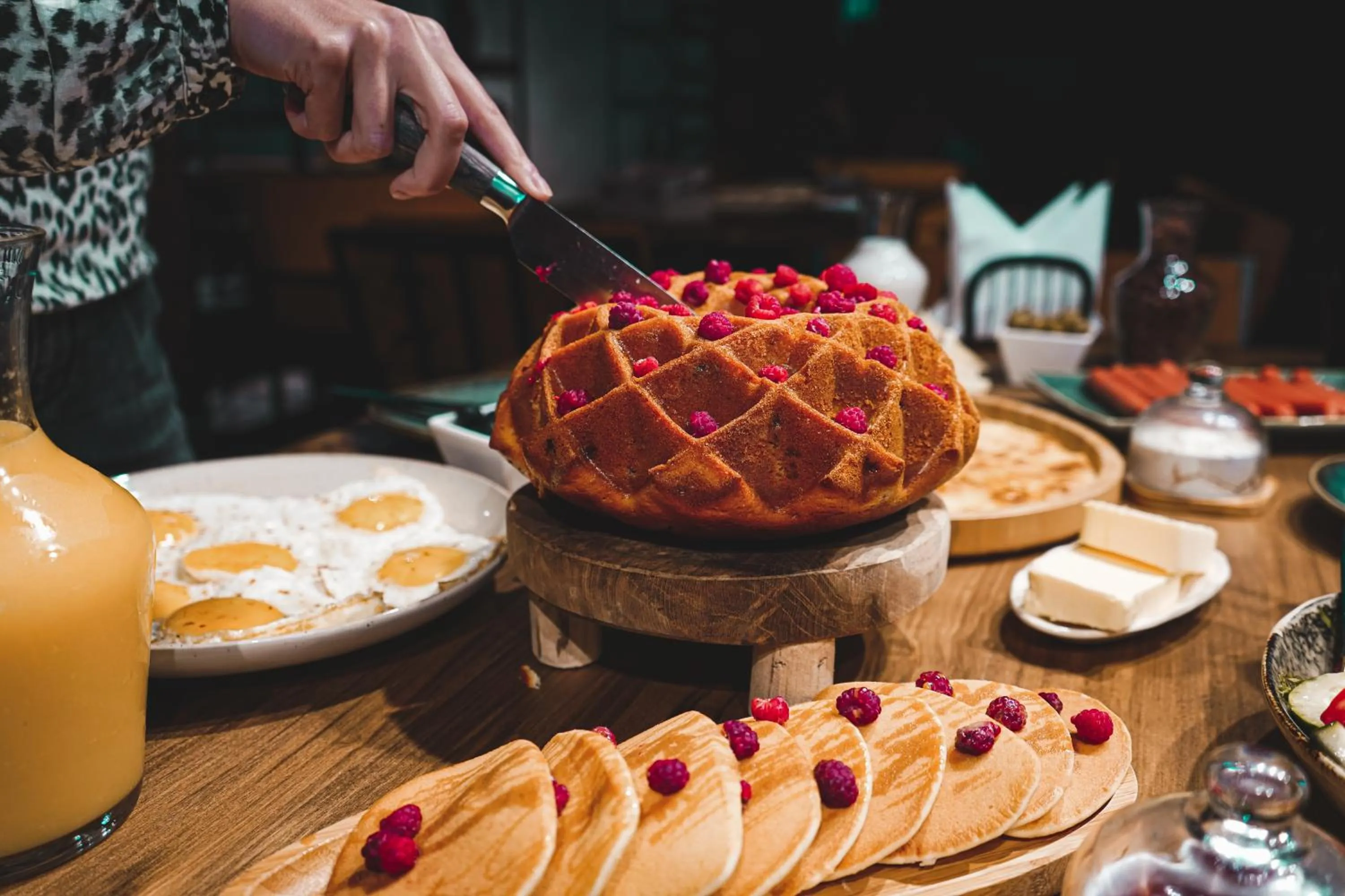 Breakfast in Hotel Darchi Kazbegi