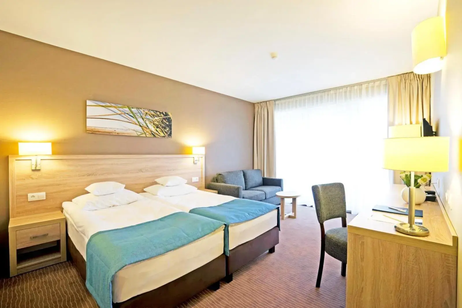 Twin Room with Balcony - single occupancy in Tristan Hotel & SPA Twin Room with Balcony - single occupancy in Tristan Hotel & SPA